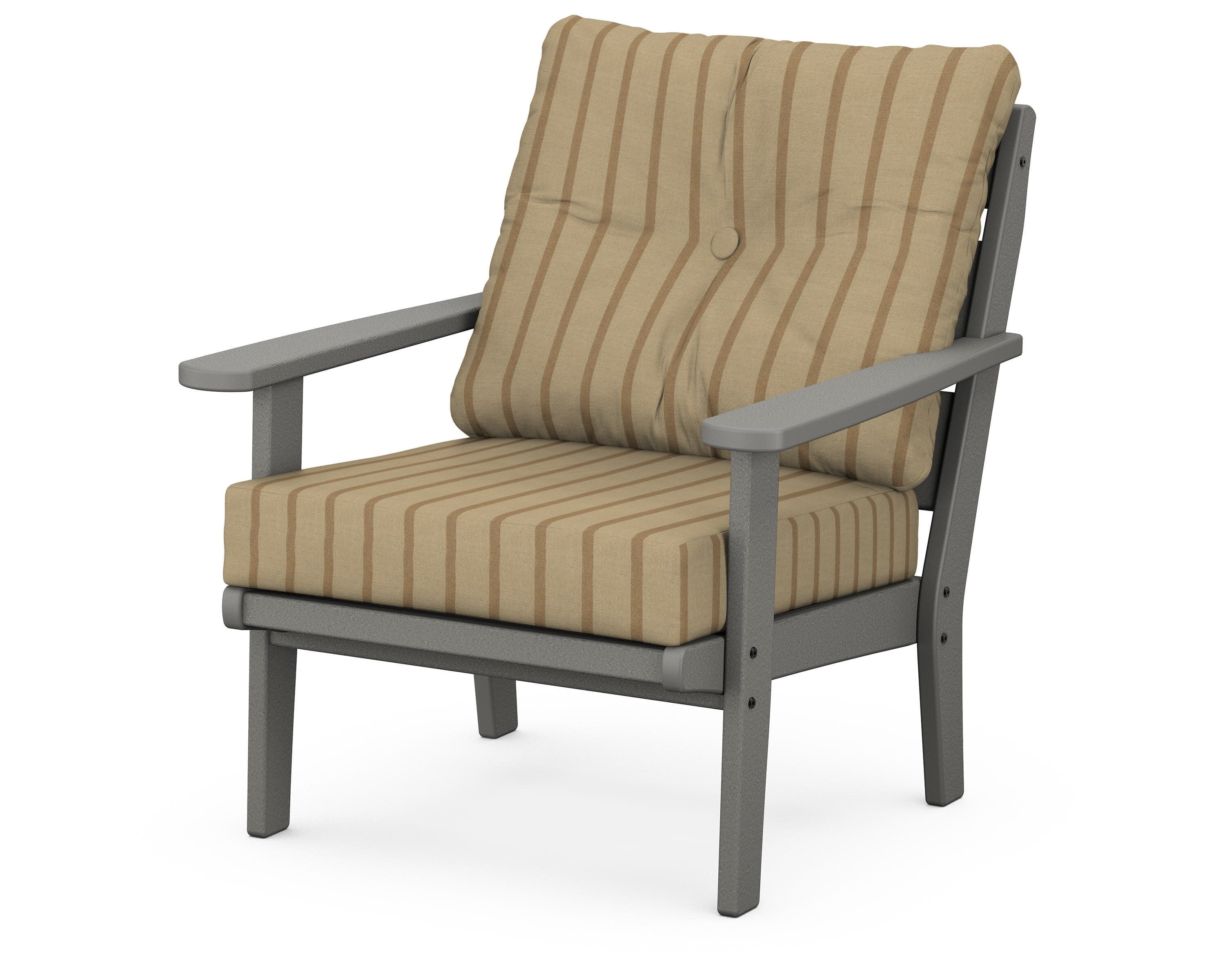 Lakeside Deep Seating Chair in Slate Grey / Unwind Driftwood