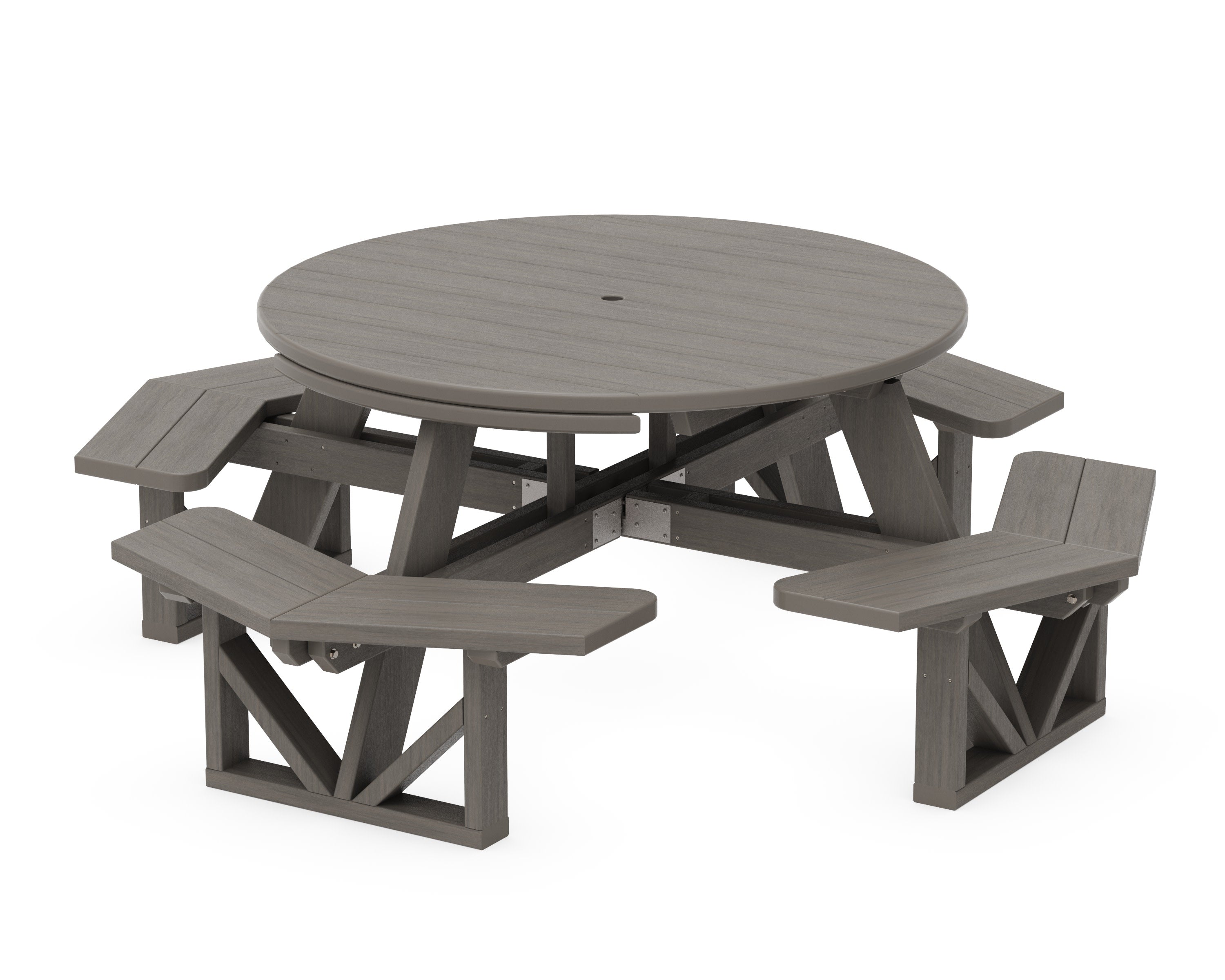 Park 53" Octagon Table in Driftwood