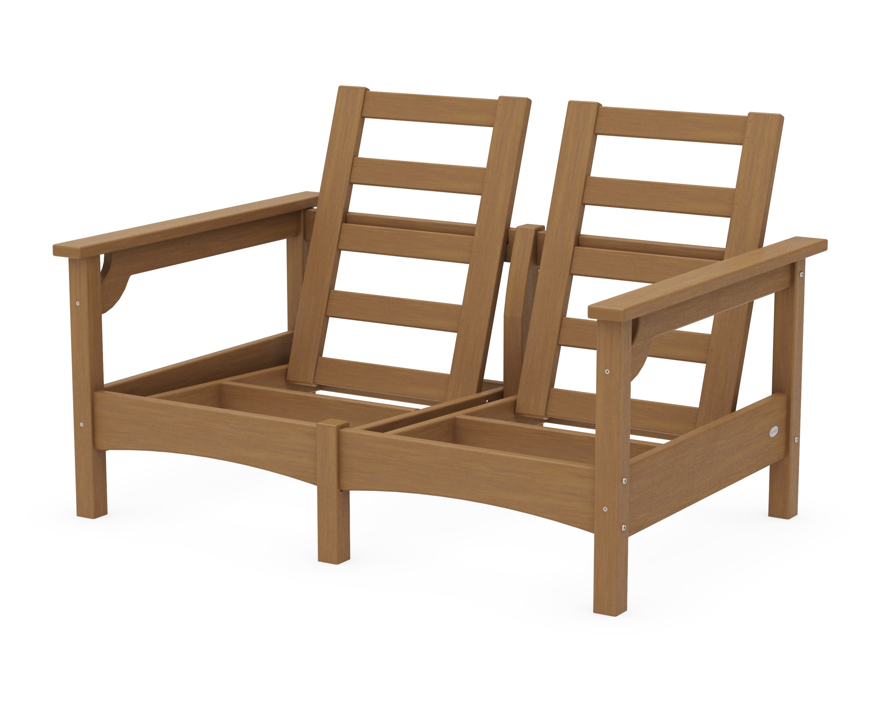 Club Loveseat Frame in Natural