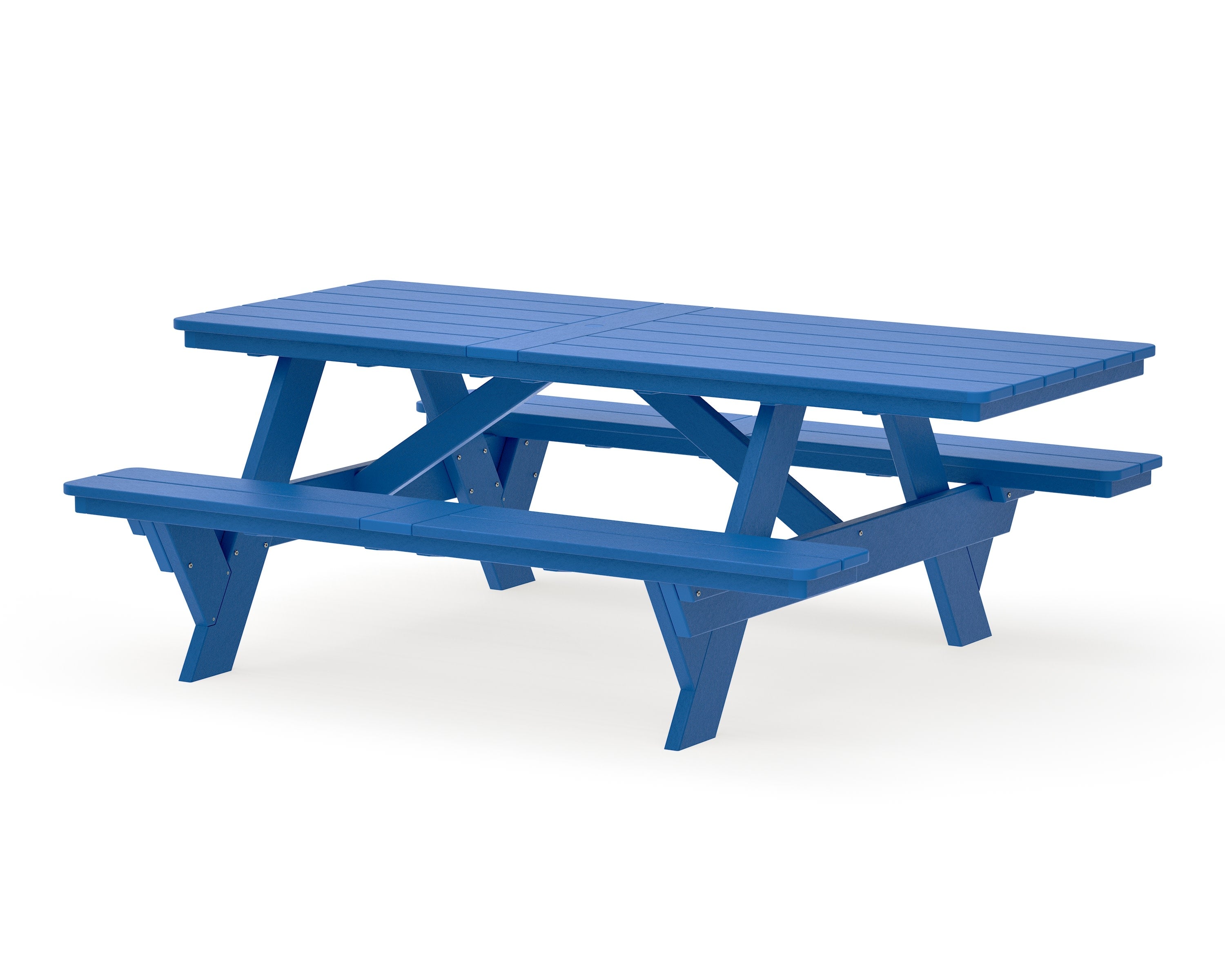 Rockford 85 ADA Picnic Table in Pacific Blue