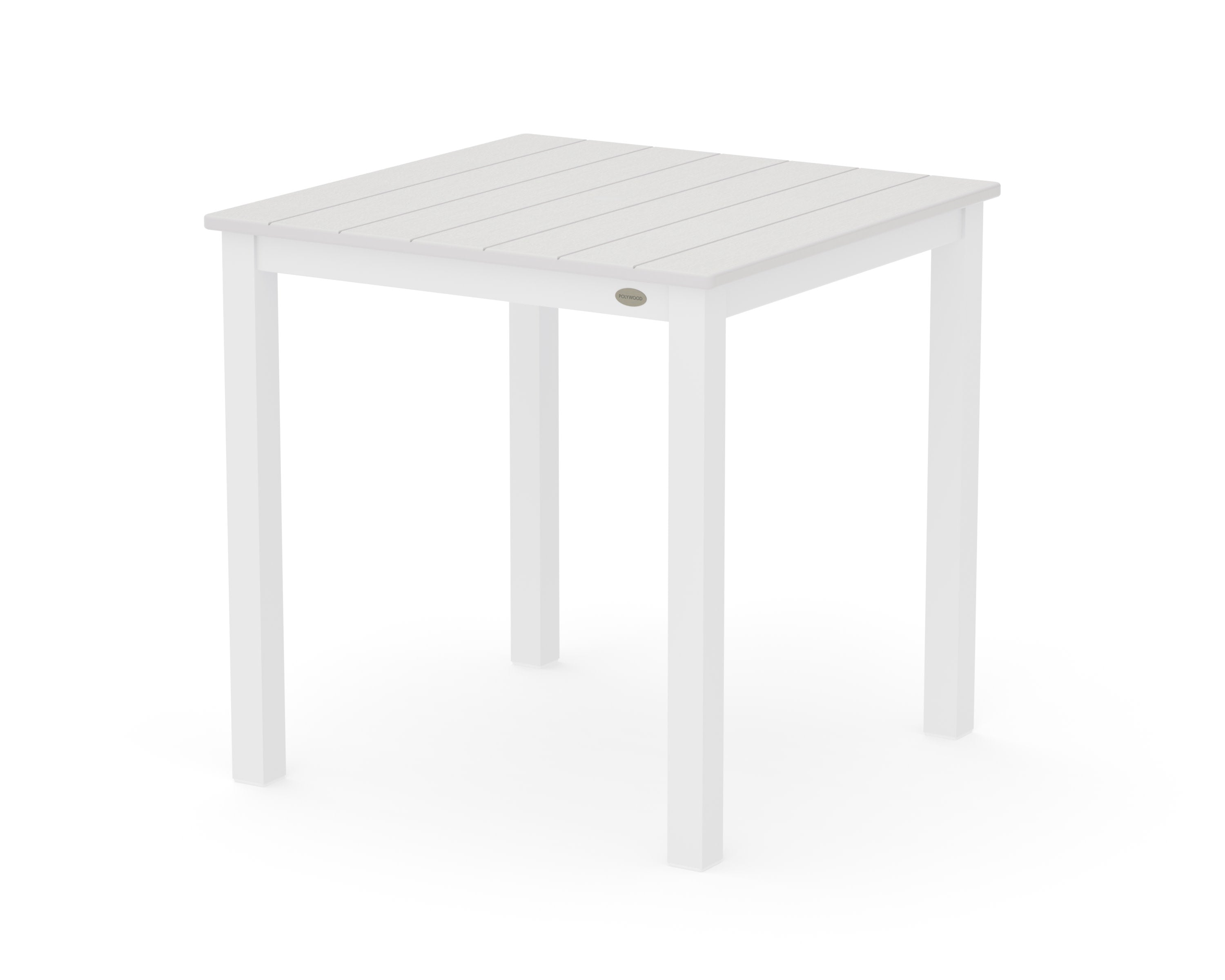 Main Street 30 x 30 Dining Table in White / Vintage White