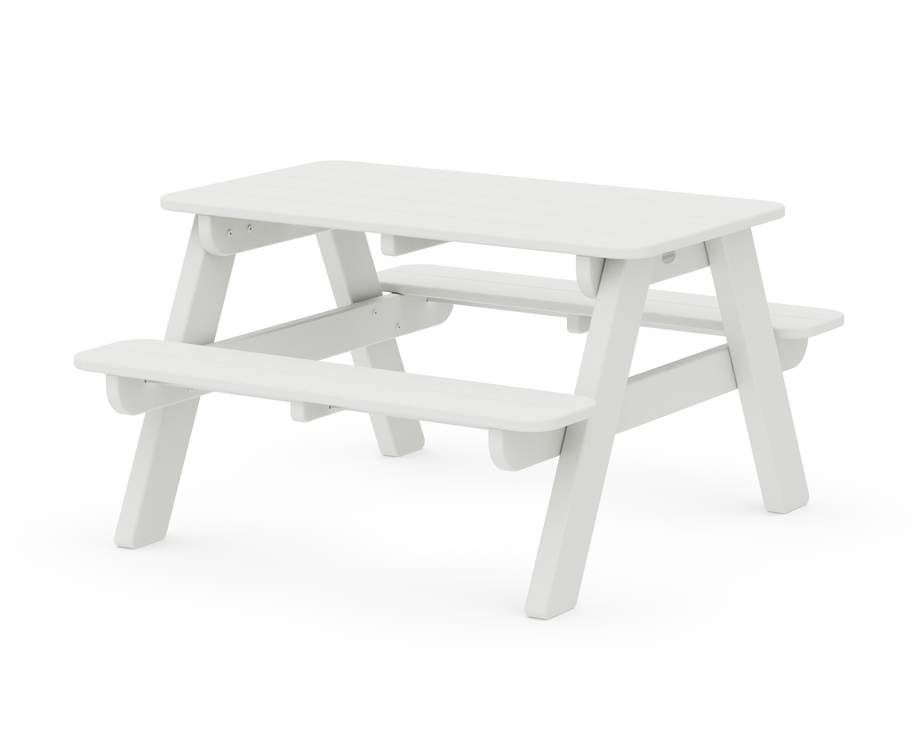 Kids Outdoor Picnic Table in Vintage White