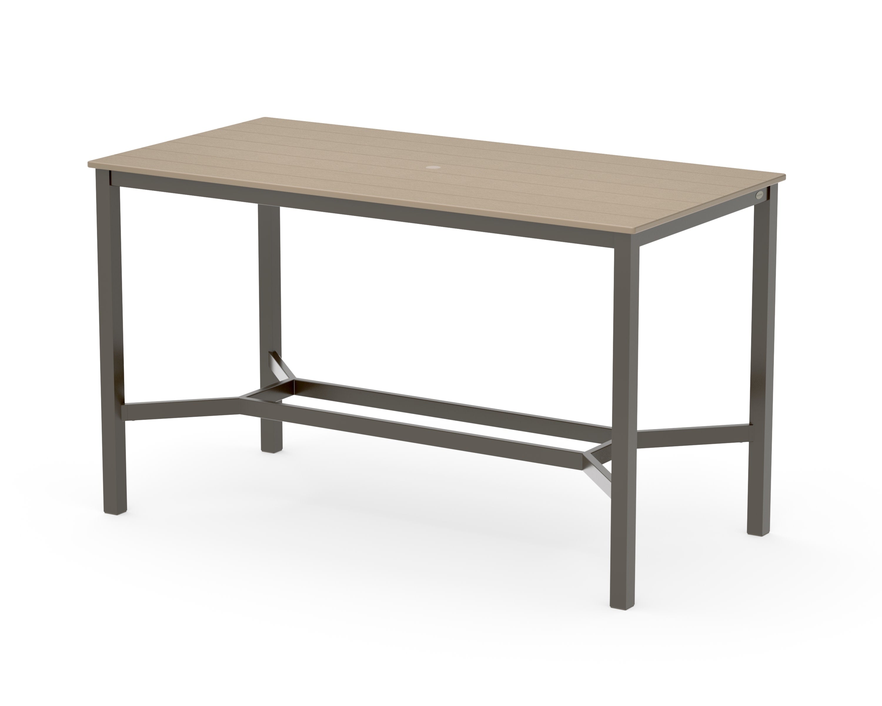 Main Street 36 x 72 Bar Table in Bronze / Vintage Sahara