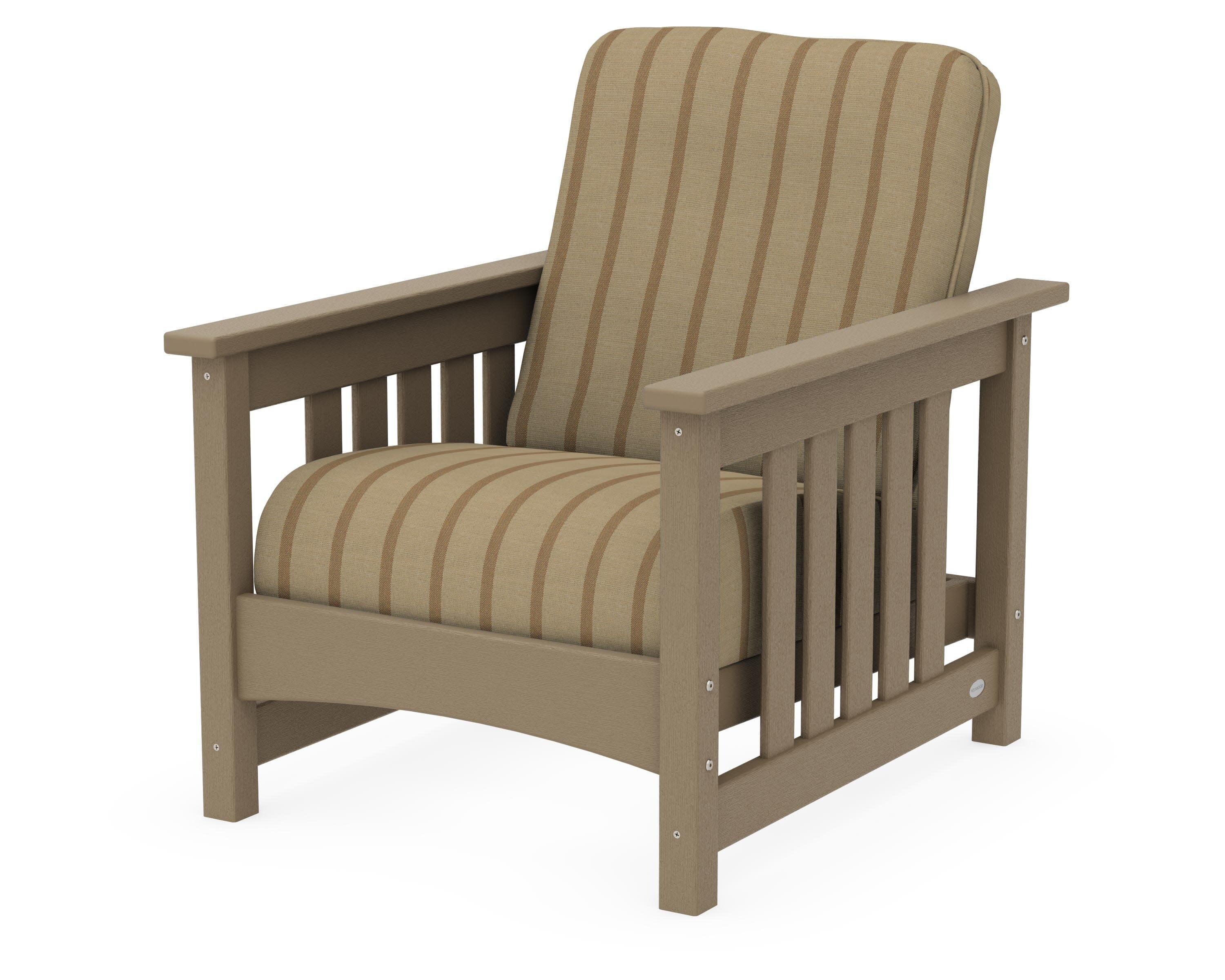 Club Mission Chair in Vintage Sahara / Unwind Driftwood