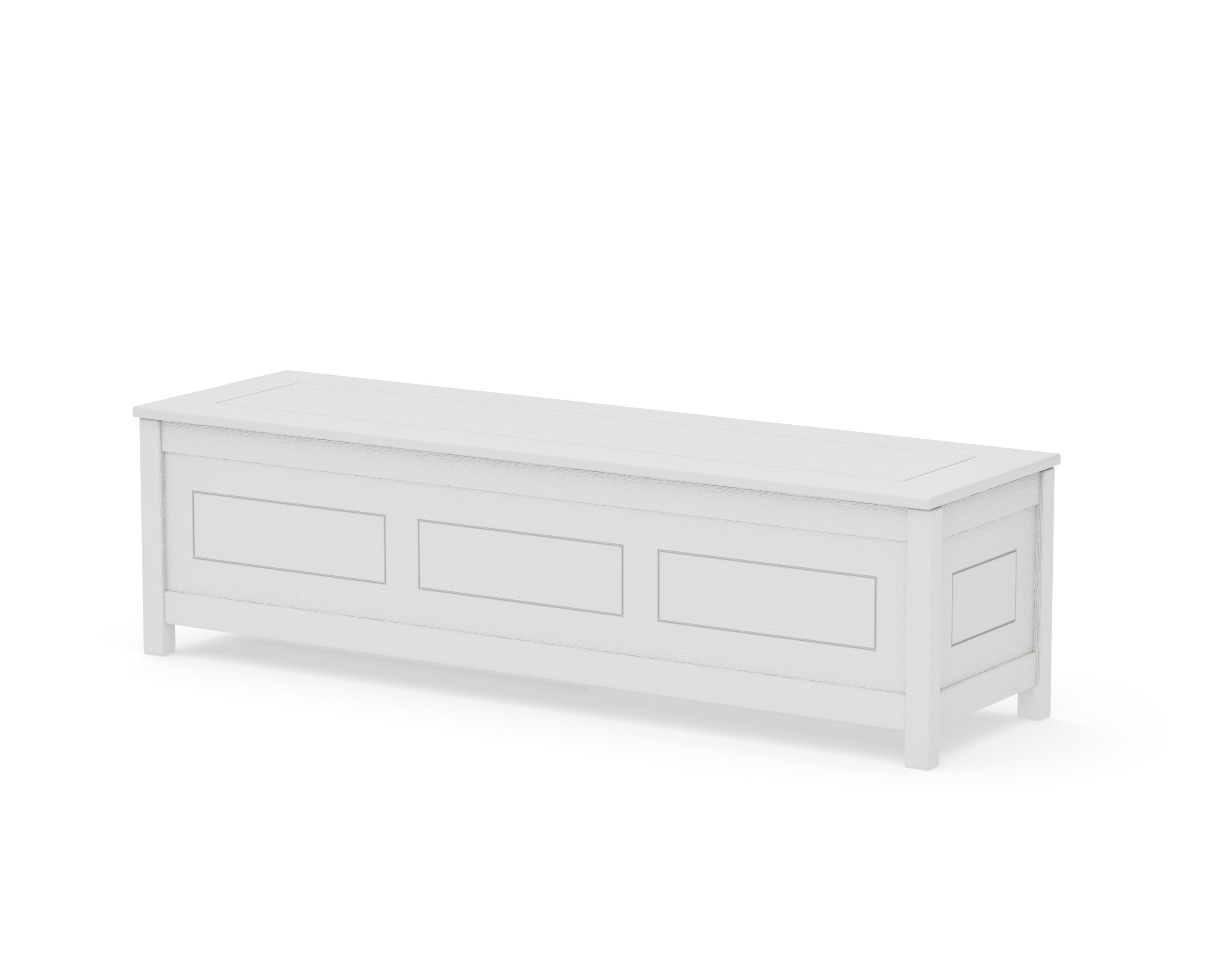 Country Living 60" Storage Bench in Vintage White