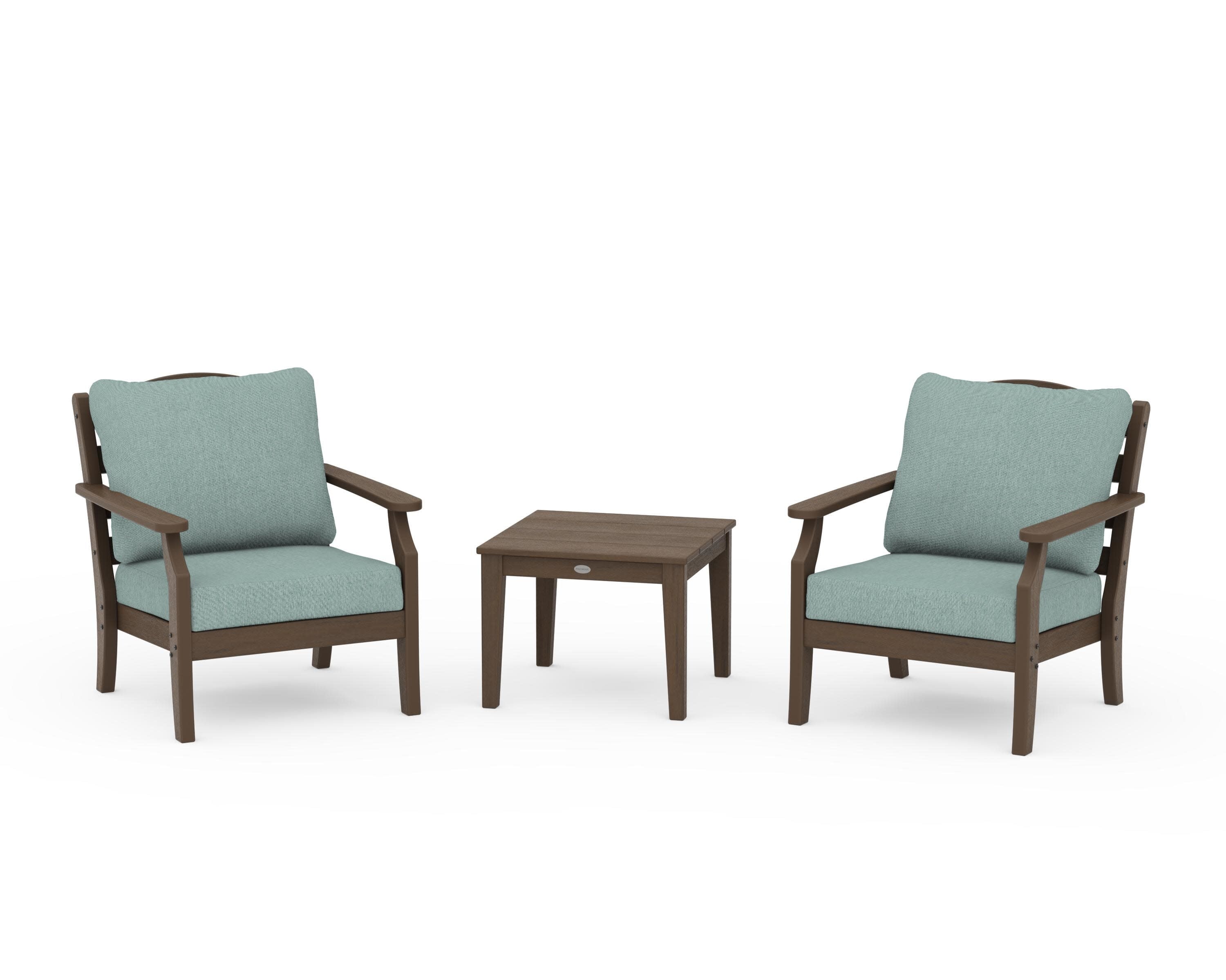 Savannah 3-Piece Deep Seating Set in Kona / Glacier Spa