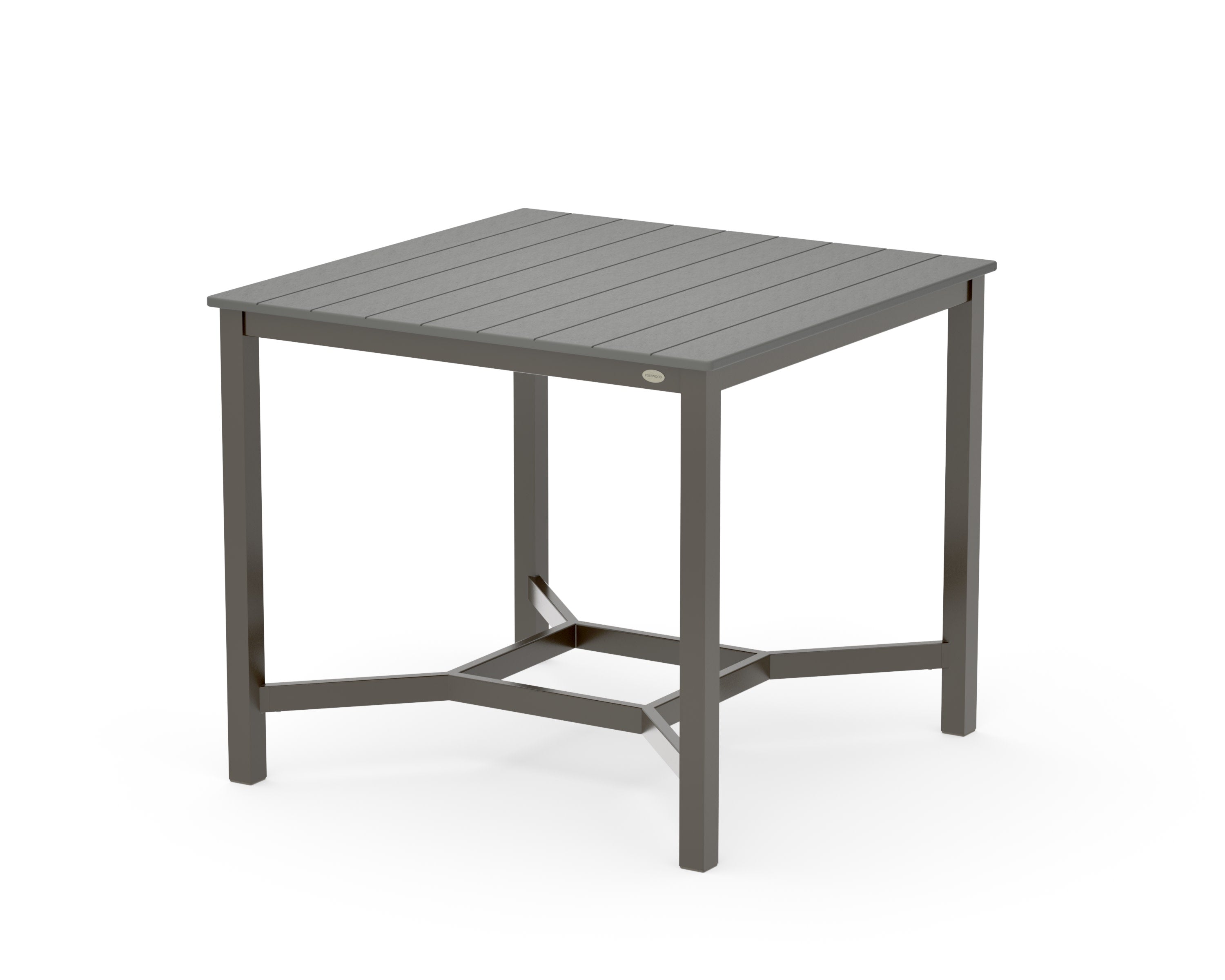 Main Street 42 x 42 Counter Table in Bronze / Slate Grey
