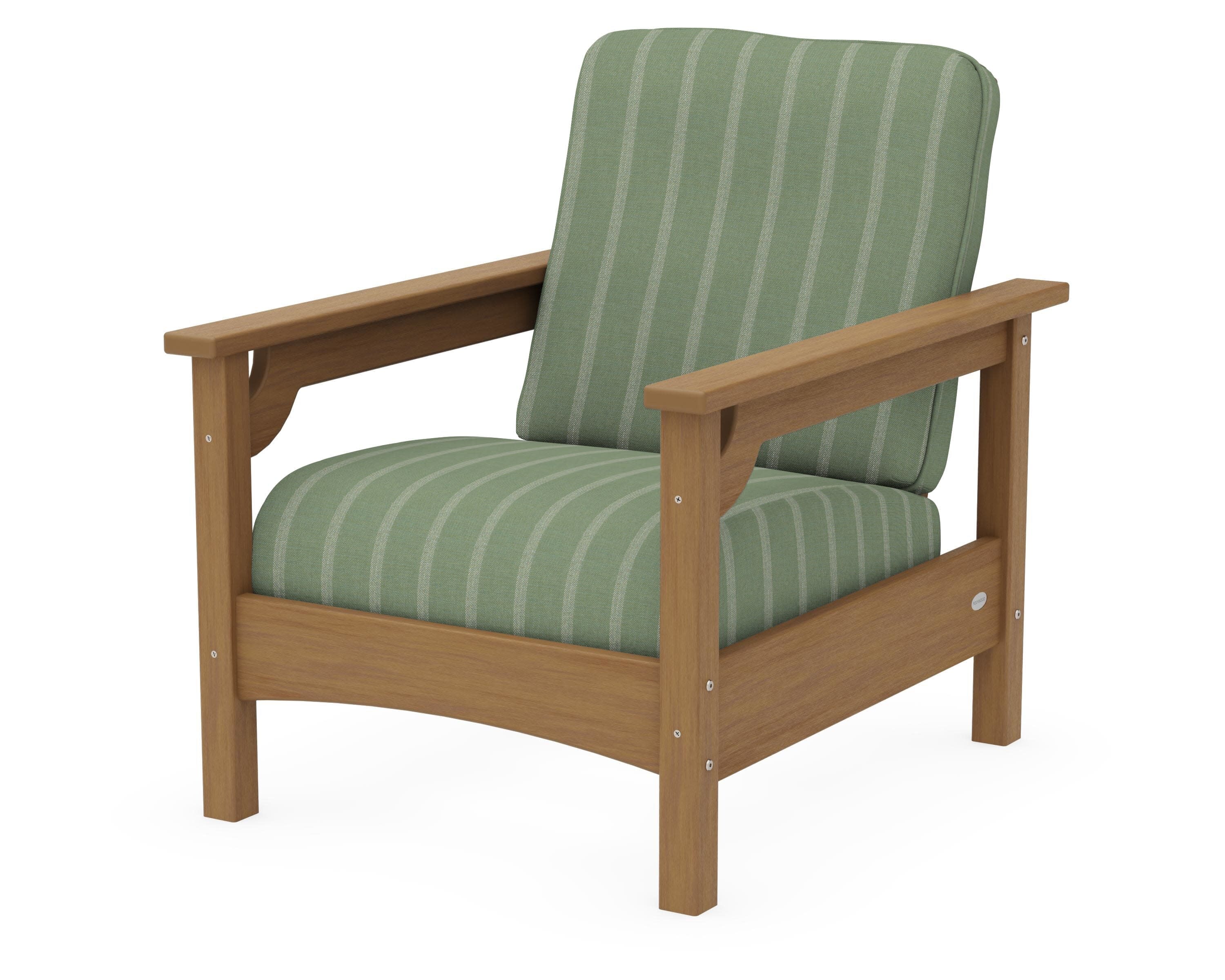 Club Chair in Natural / Unwind Rainwashed