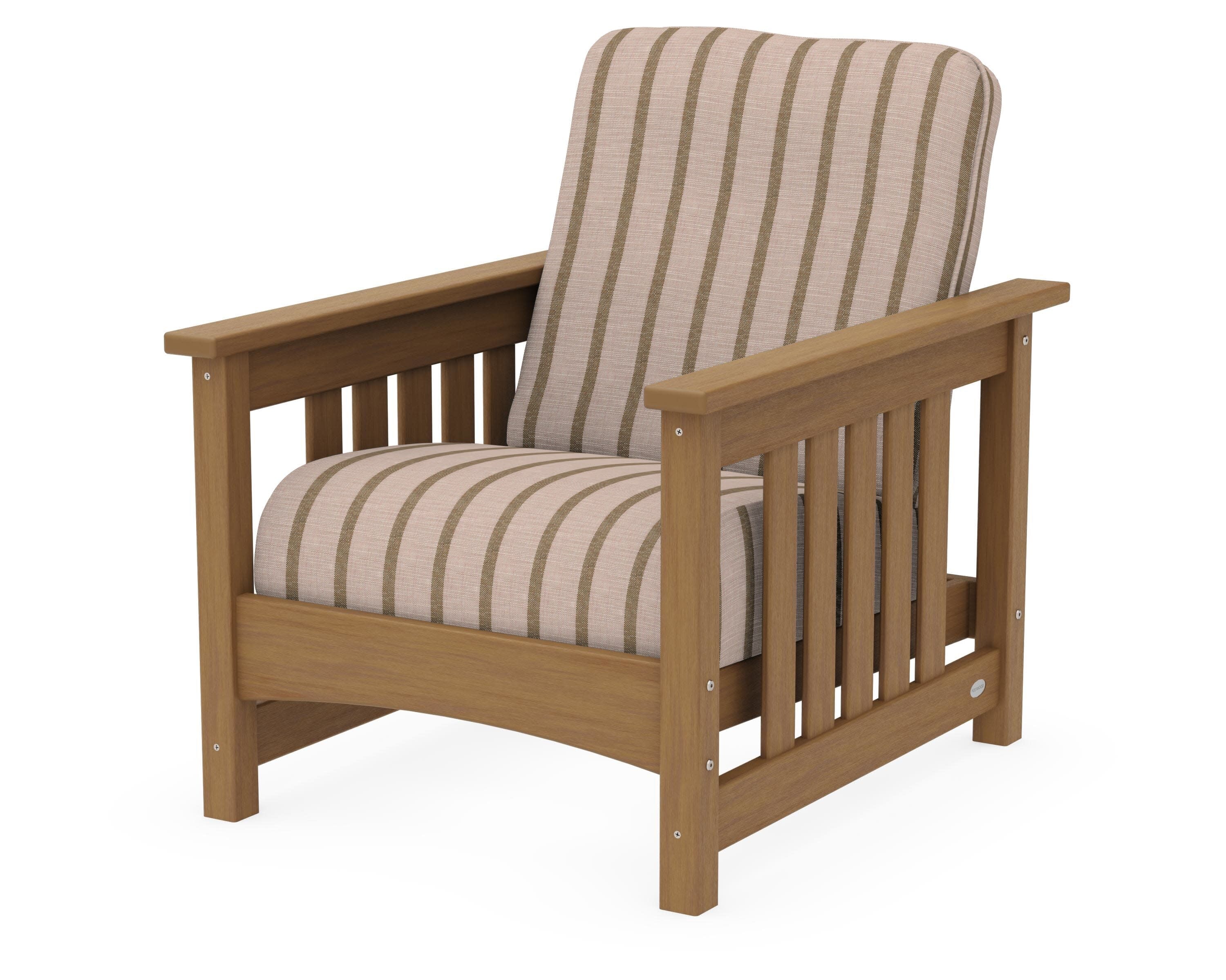 Club Mission Chair in Natural / Unwind Cameo
