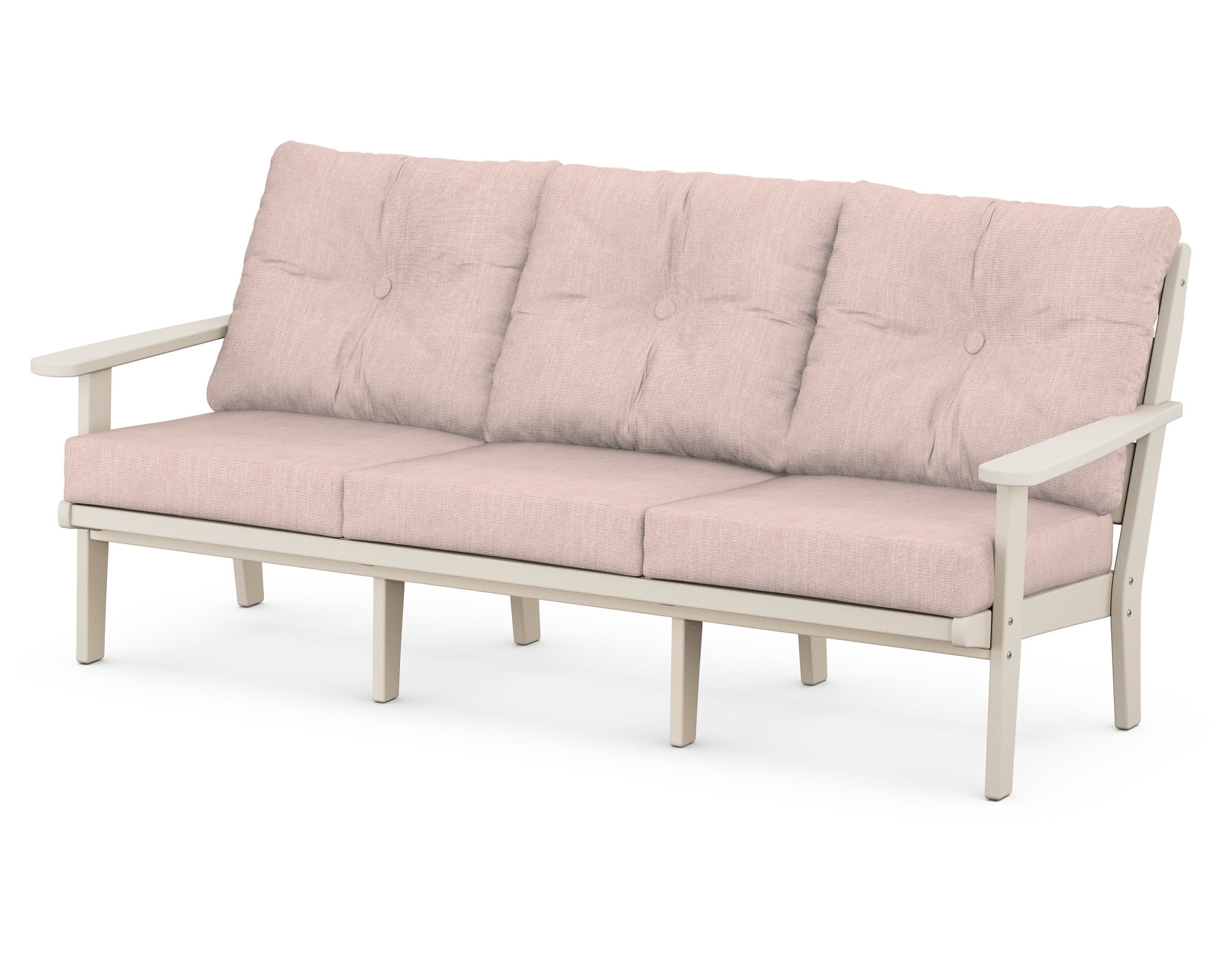 Lakeside Deep Seating Sofa in Sand / Play Cameo