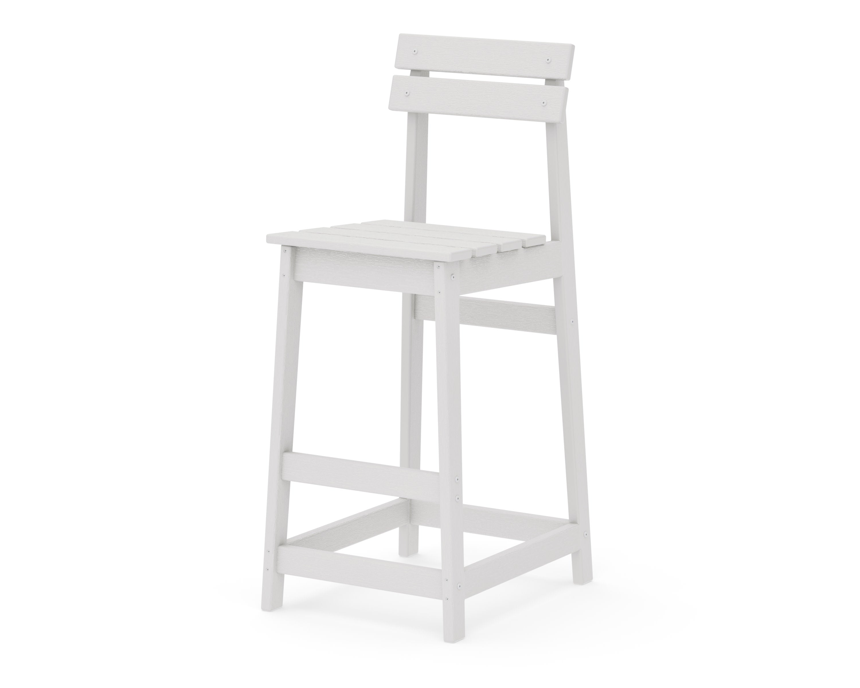 Modern Studio Plaza Bar Chair in Vintage White