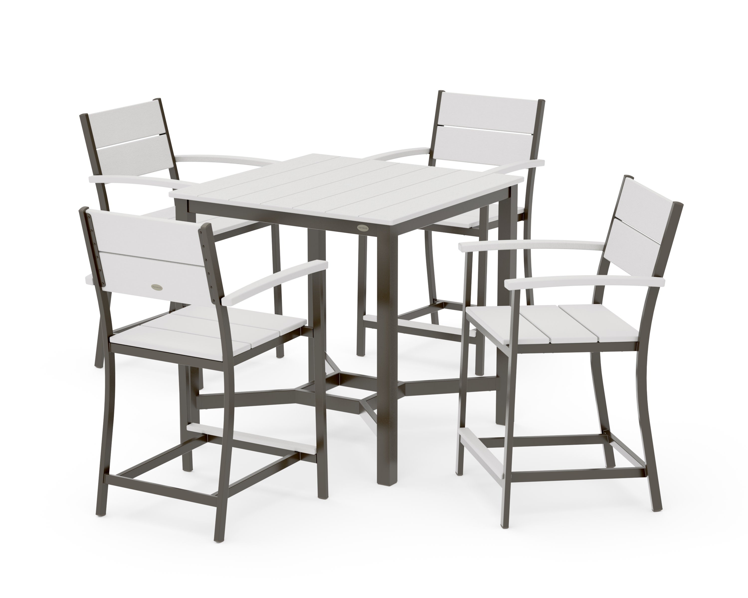 Main Street 5-Piece Counter Set in Bronze / Vintage White