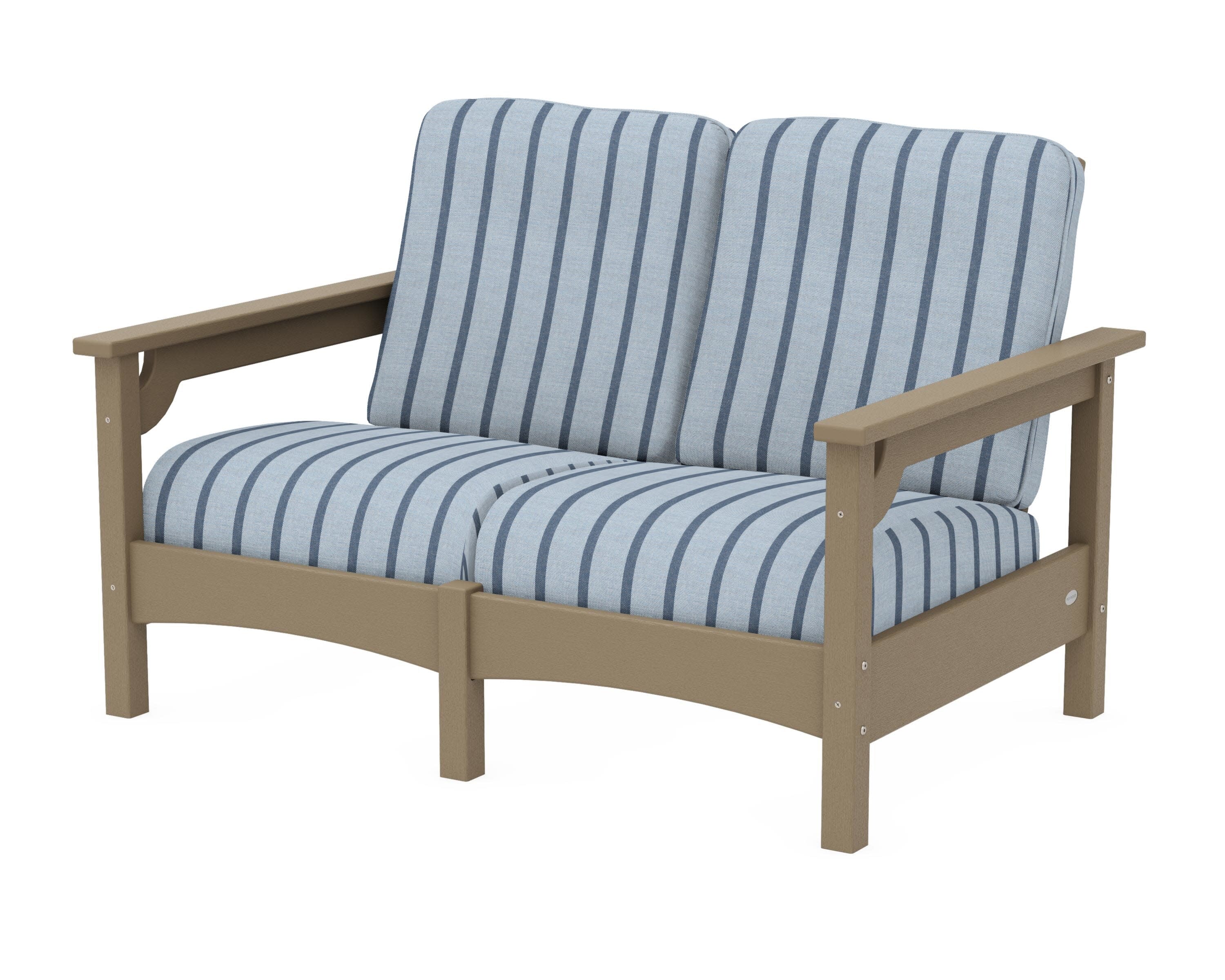 Club Loveseat in Vintage Sahara / Unwind Sky