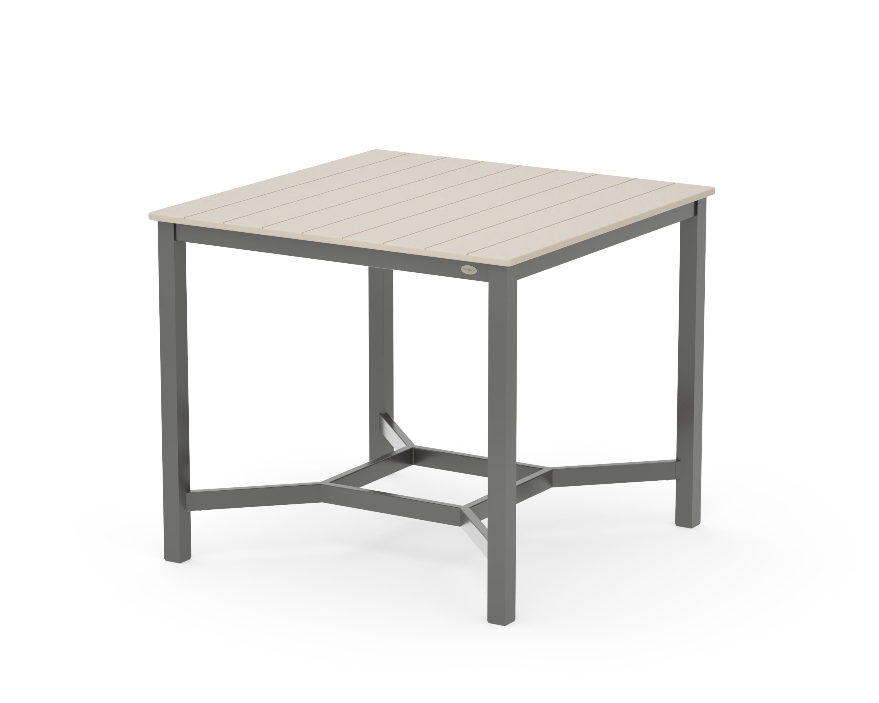 Main Street 42 x 42 Counter Table in Charcoal / Sand