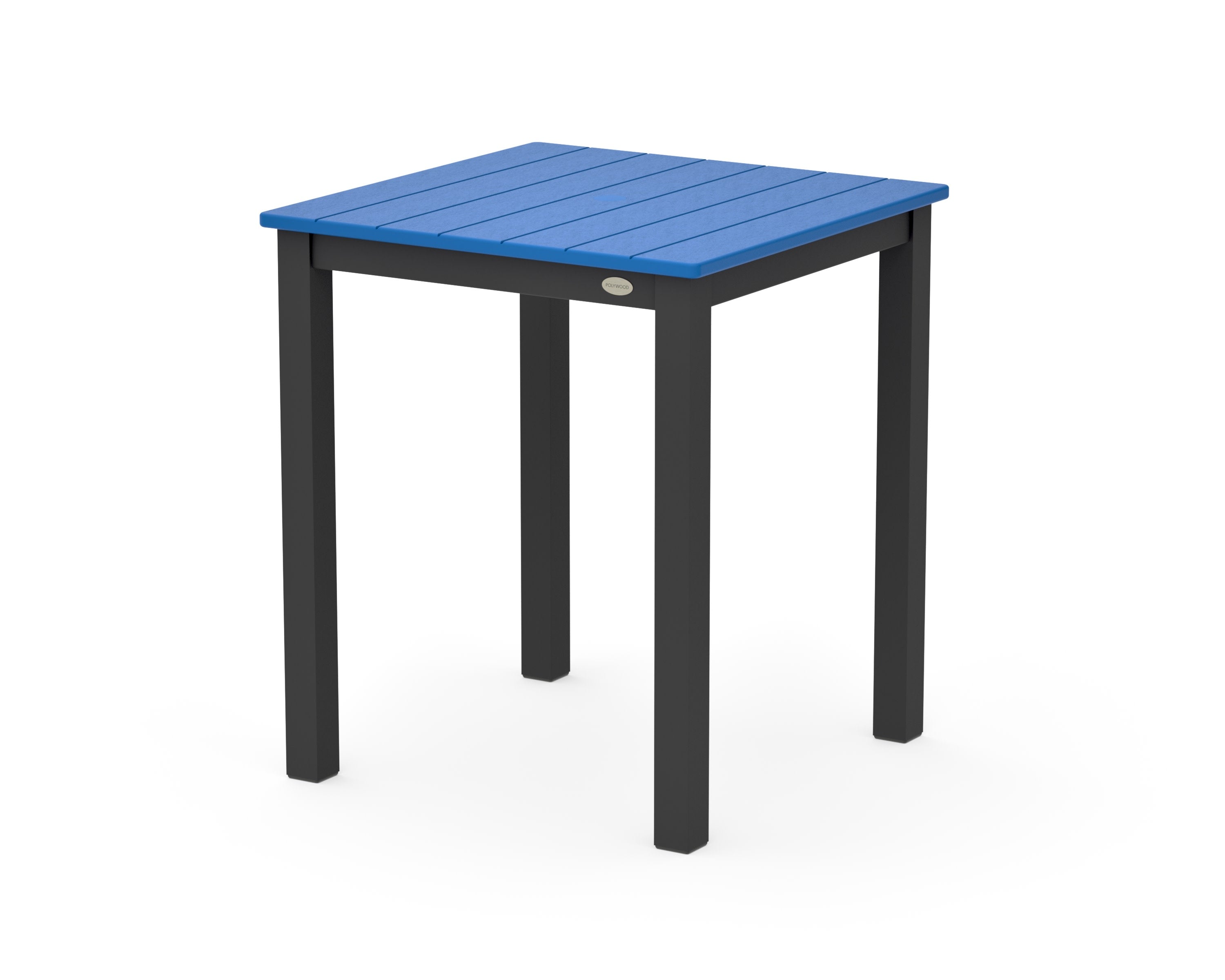 Main Street 26 x 26 Dining Table in Black / Pacific Blue