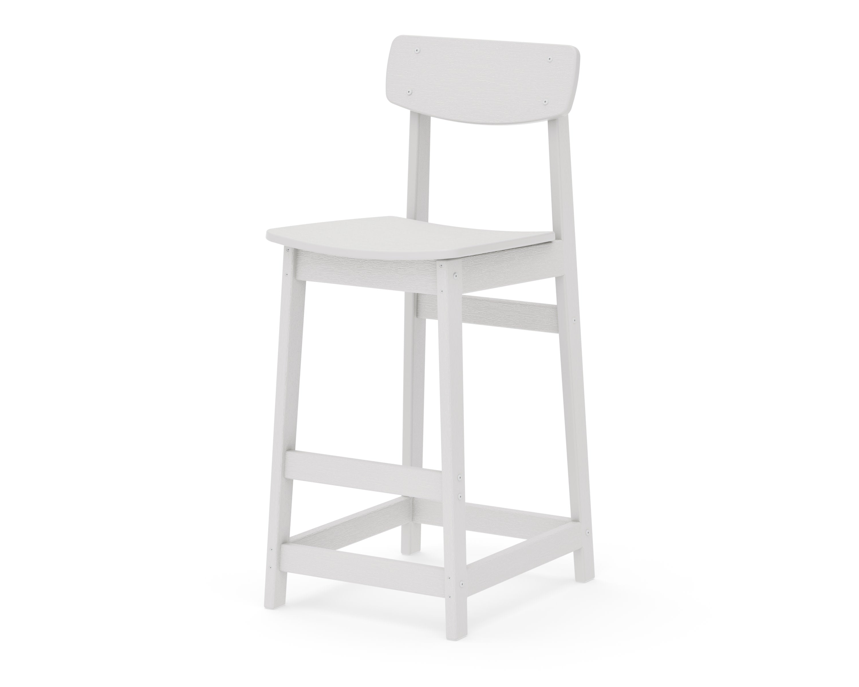 Modern Studio Urban Bar Chair in Vintage White