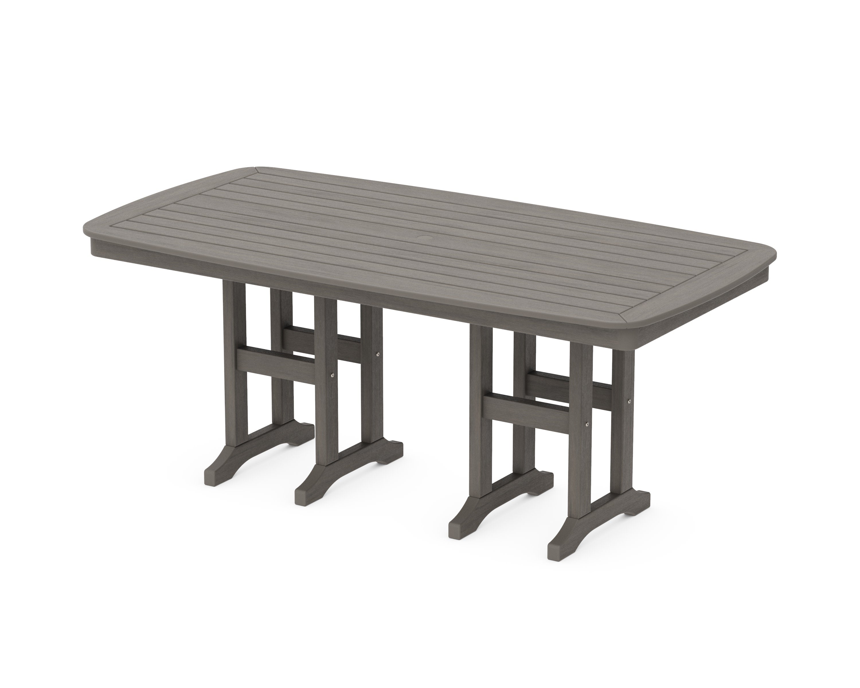 Nautical 37" x 72" Dining Table in Driftwood