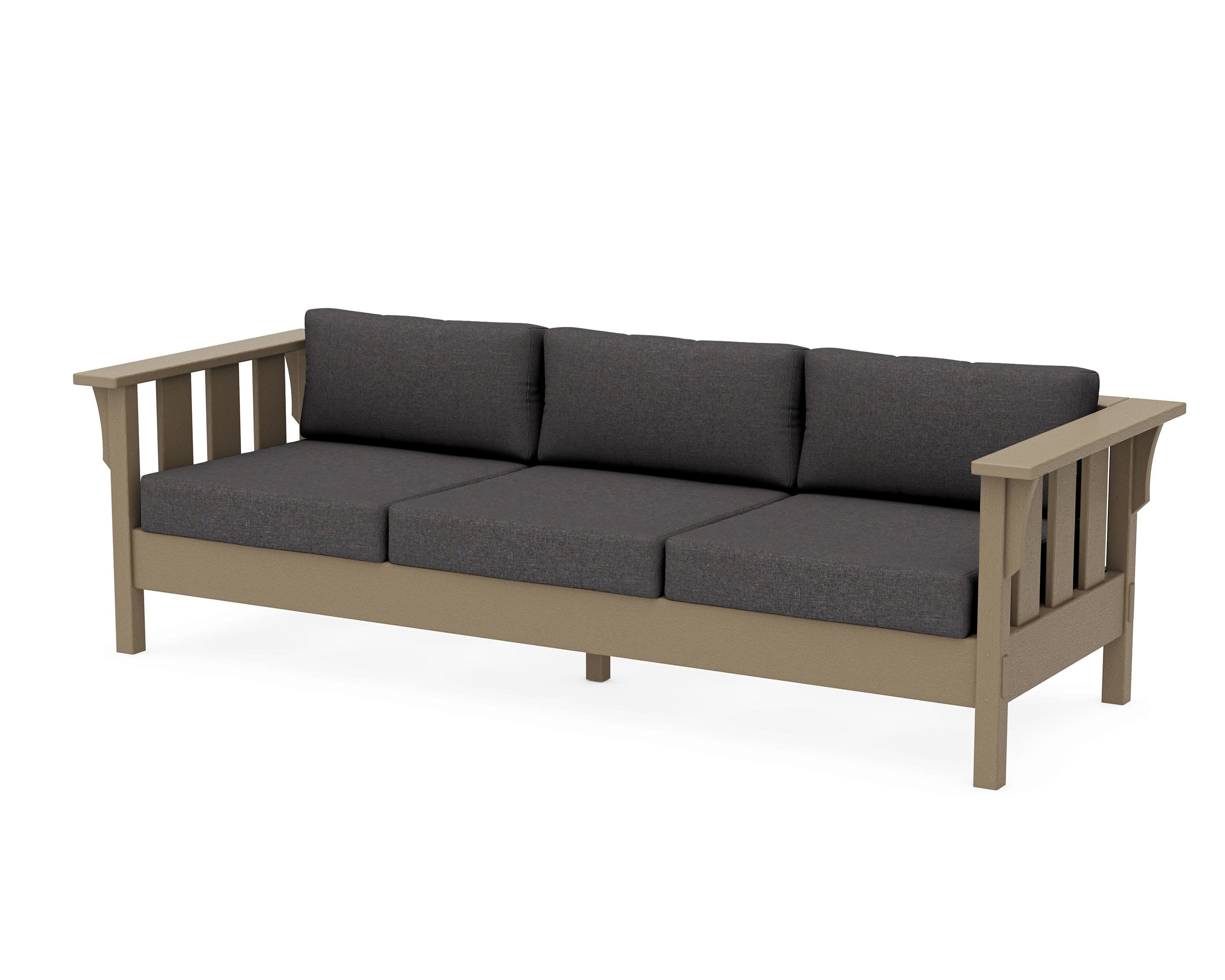 Acadia Deep Seating Sofa in Vintage Sahara / Ash Charcoal