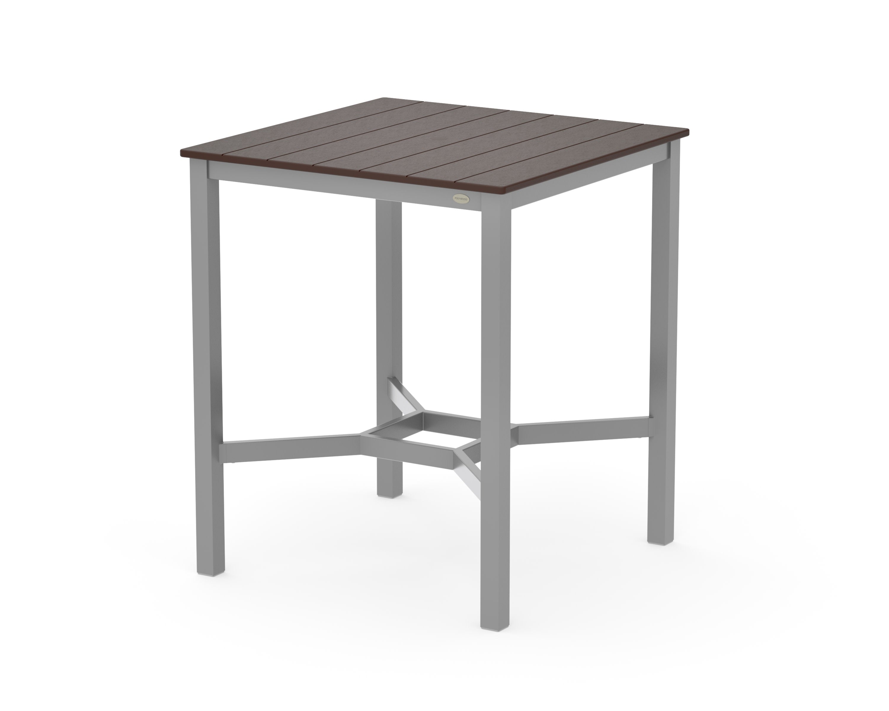 Main Street 36 x 36 Bar Table in Sand / Mahogany