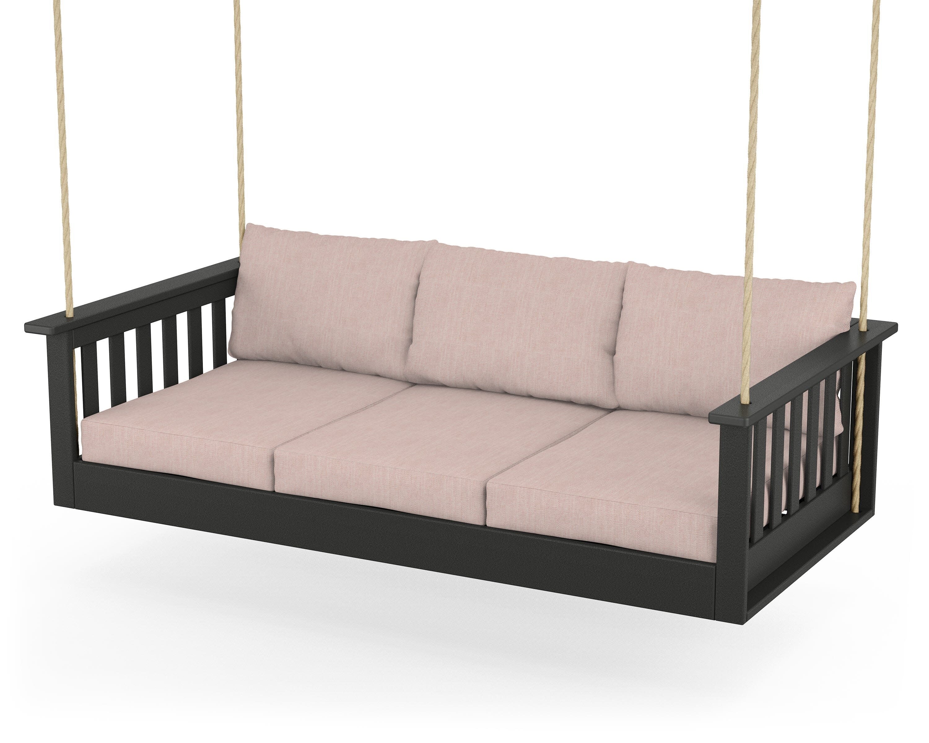 Vineyard Daybed Swing in Black / Play Cameo