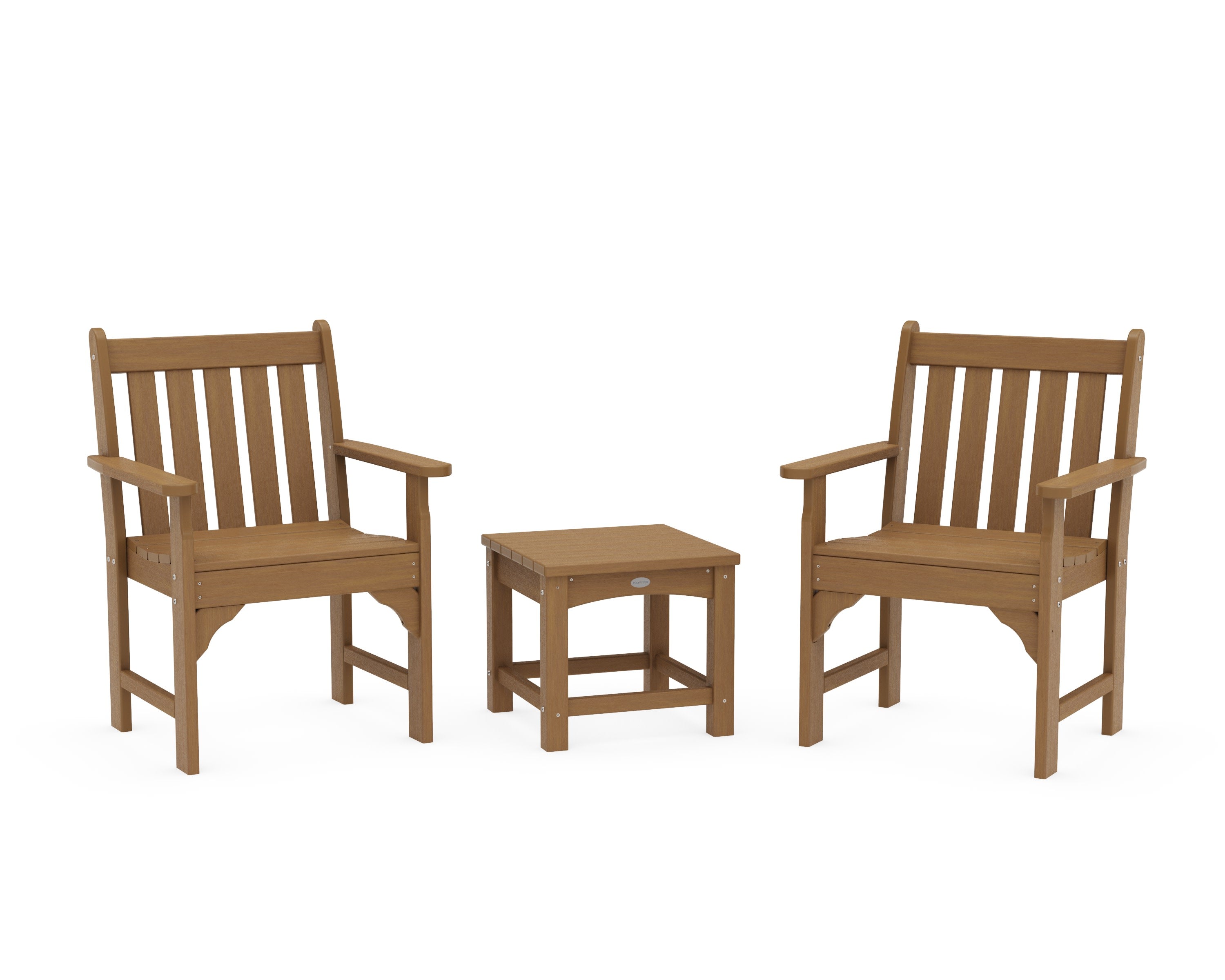 Vineyard 3-Piece Garden Chair Set in Natural