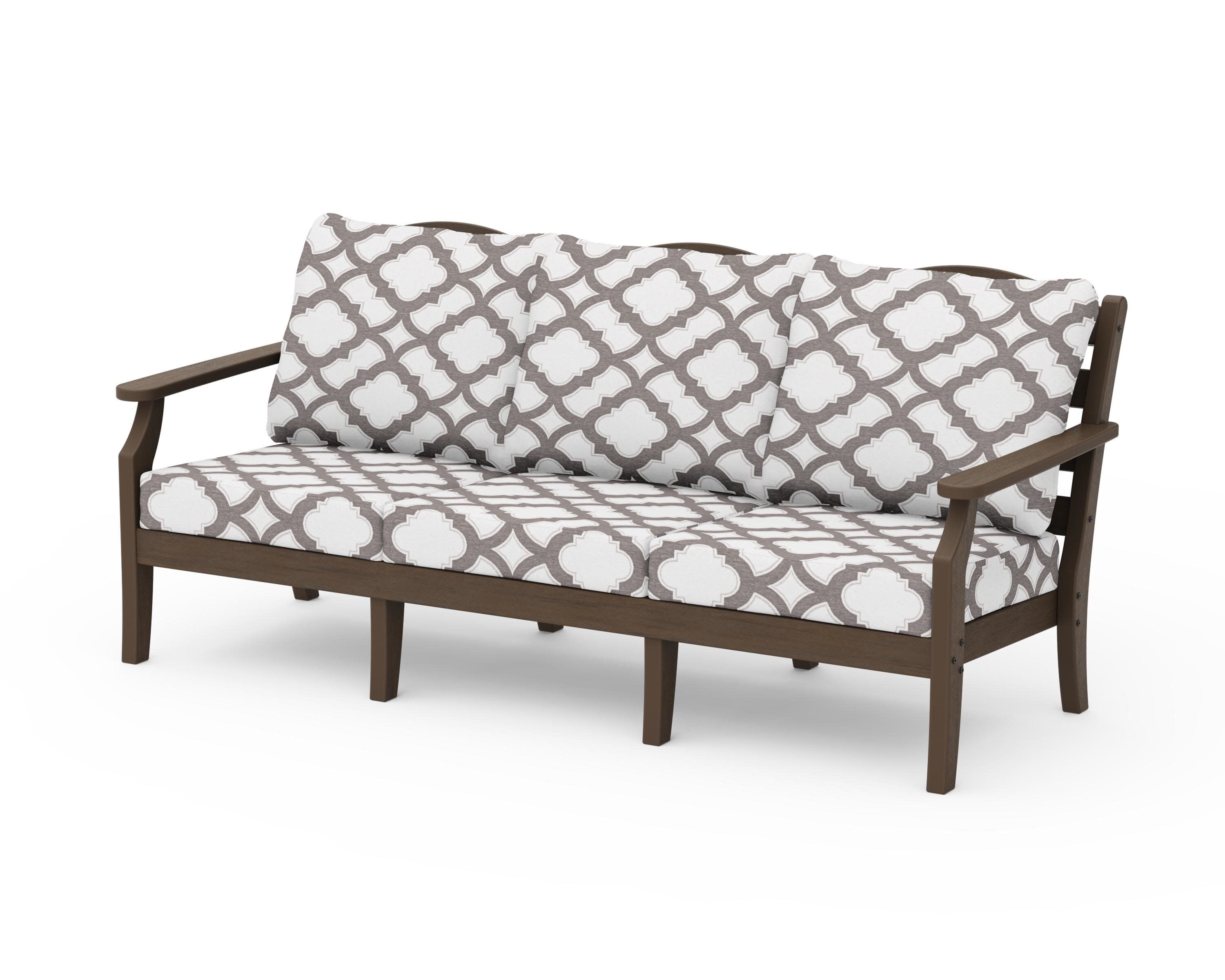 Savannah Deep Seating Sofa in Kona / Trellis Grey Mist