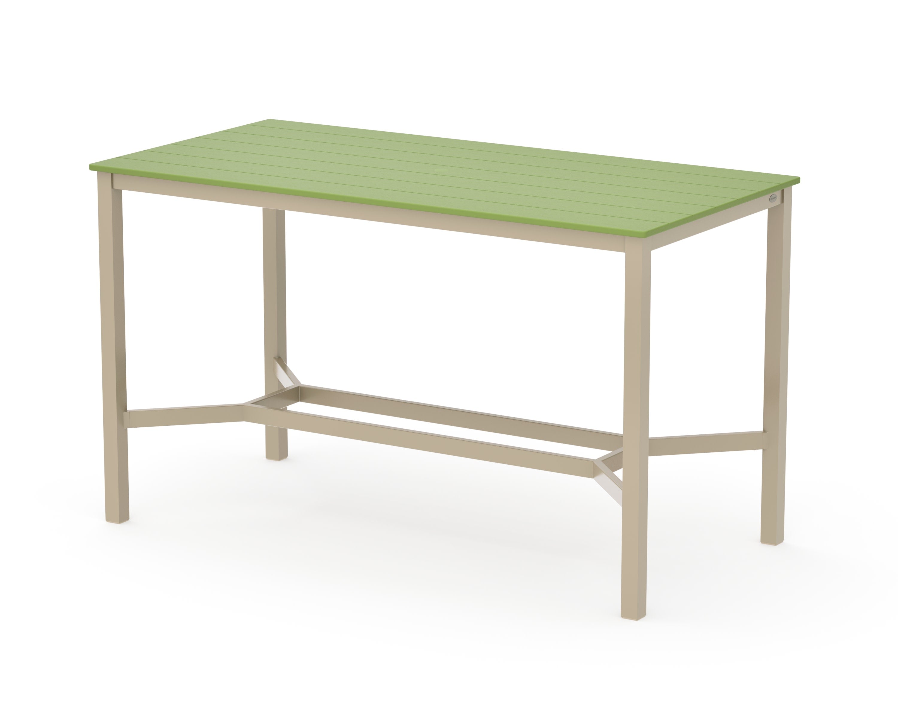 Main Street 36 x 72 Bar Table in Sand / Lime
