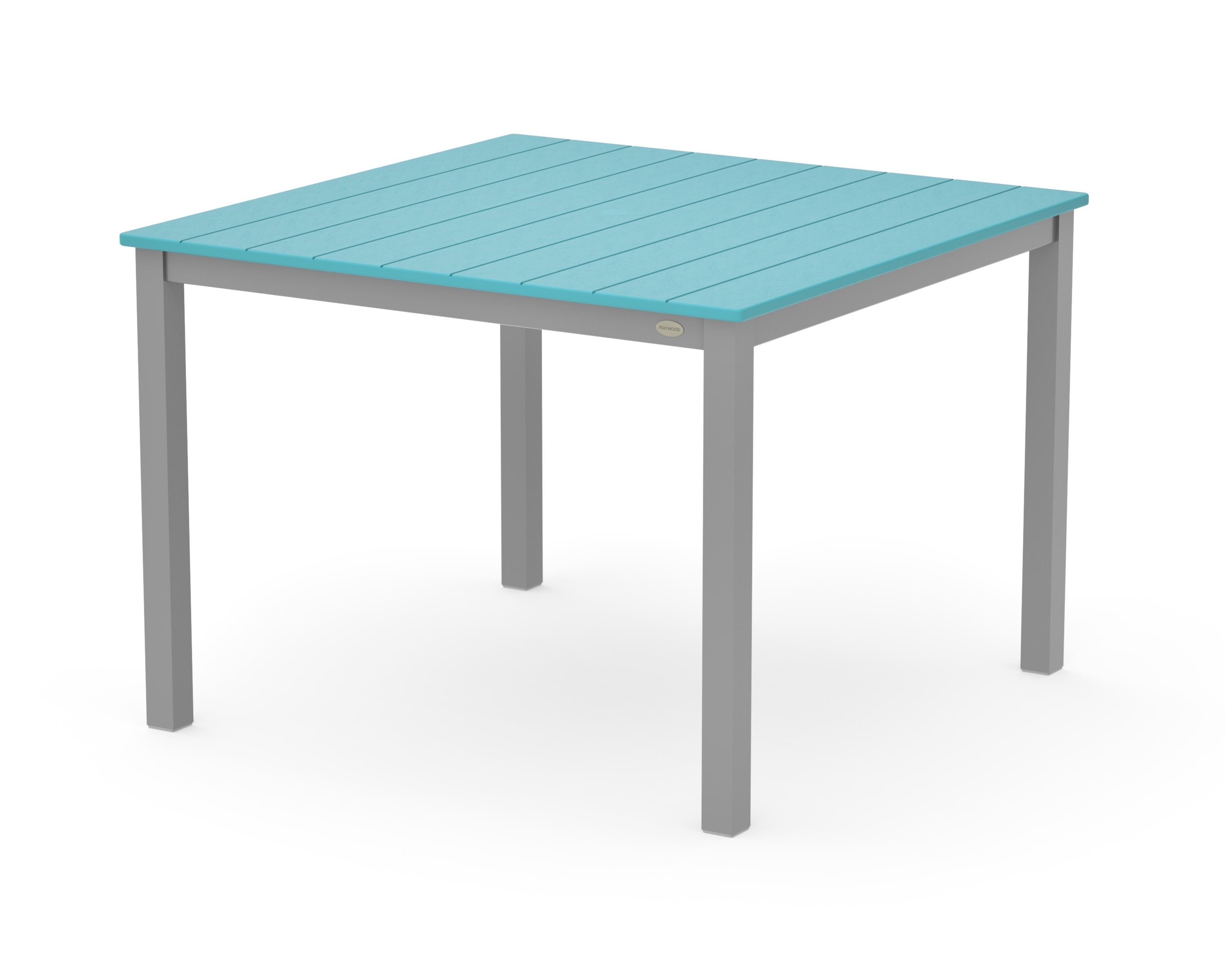 Main Street 42 x 42 Dining Table in Silver / Aruba