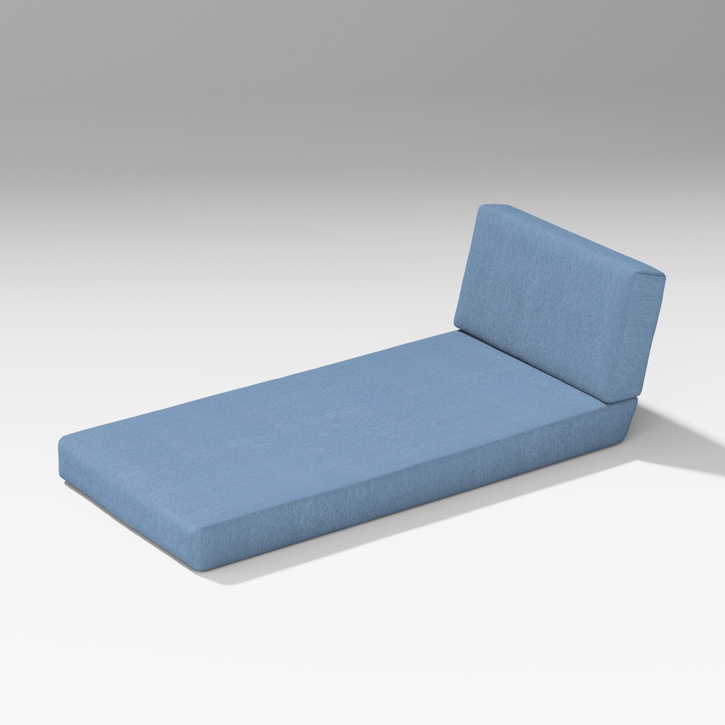 Latitude Modular Chaise Seat/Back Combo in Sky Blue