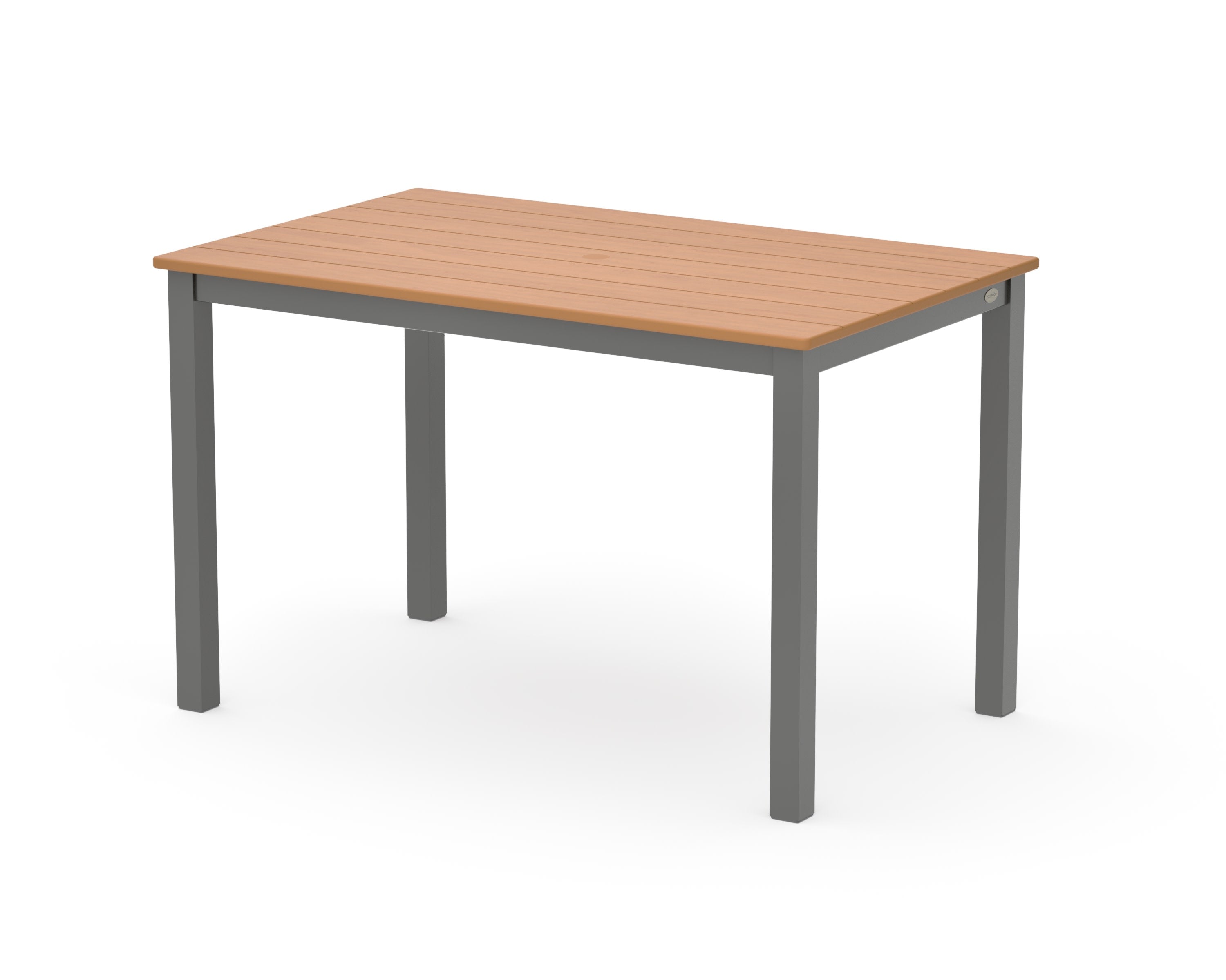 Main Street 30 x 48 Dining Table in Charcoal / Natural