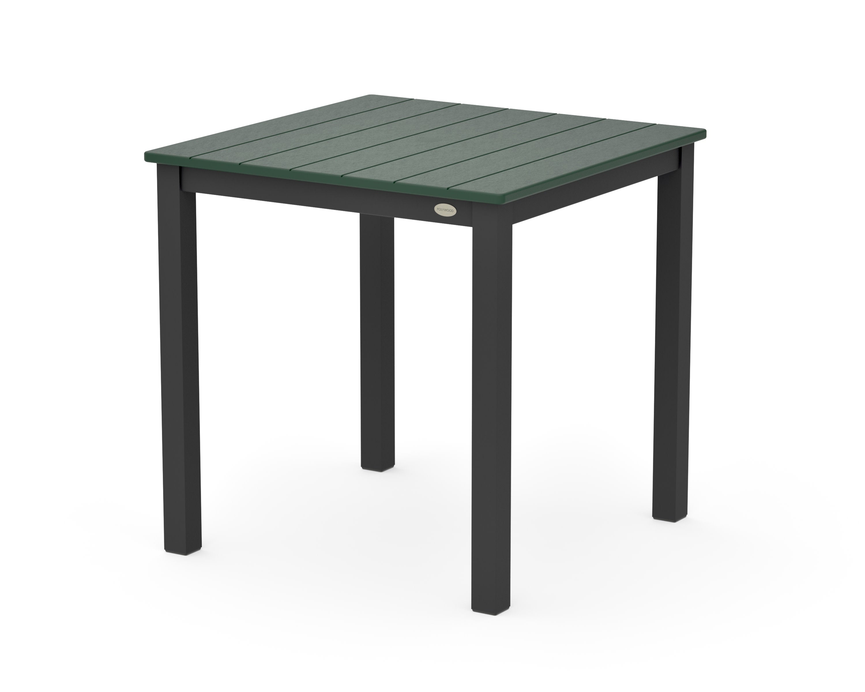 Main Street 30 x 30 Dining Table in Black / Green
