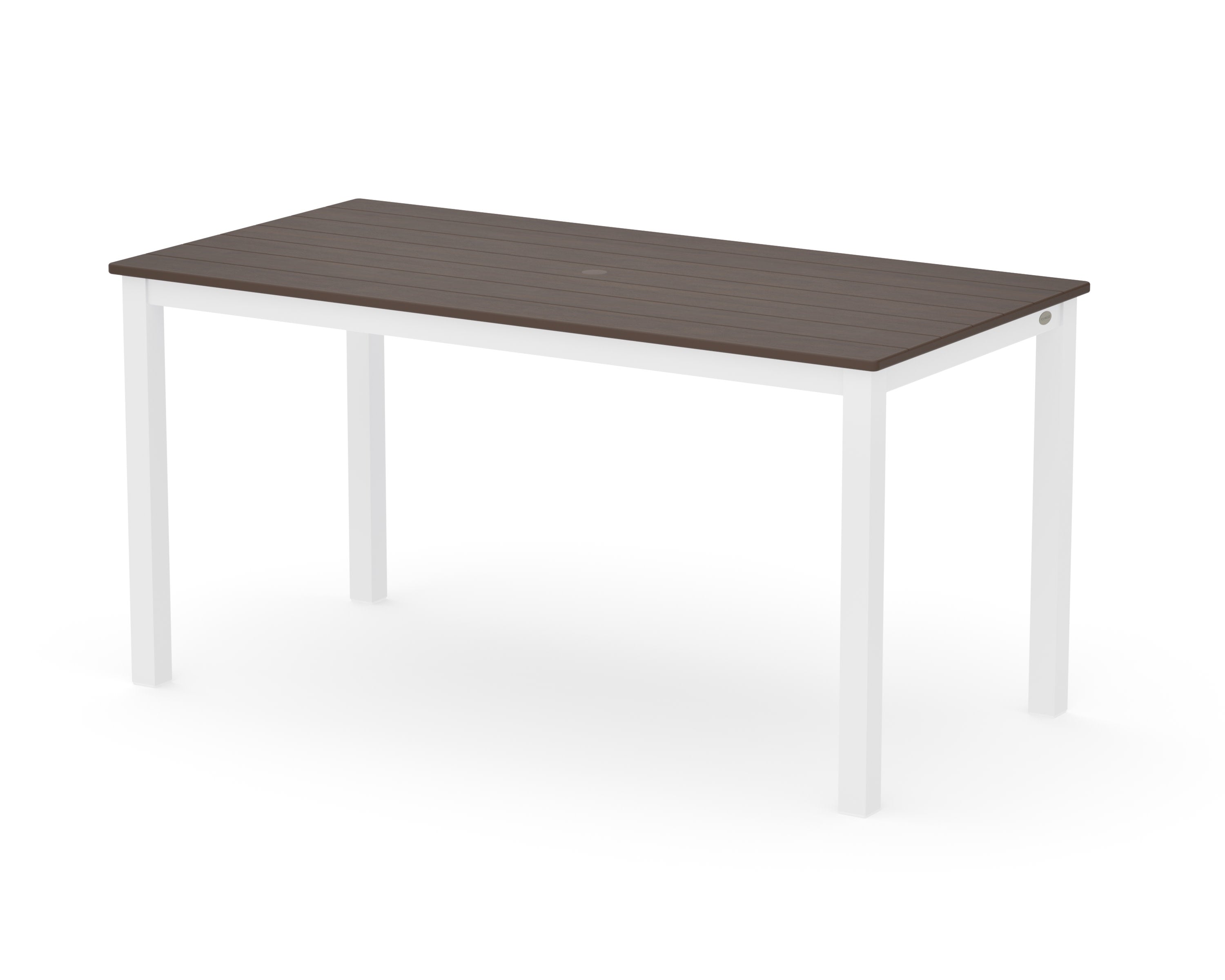Main Street 30 x 60 Dining Table in White / Kona