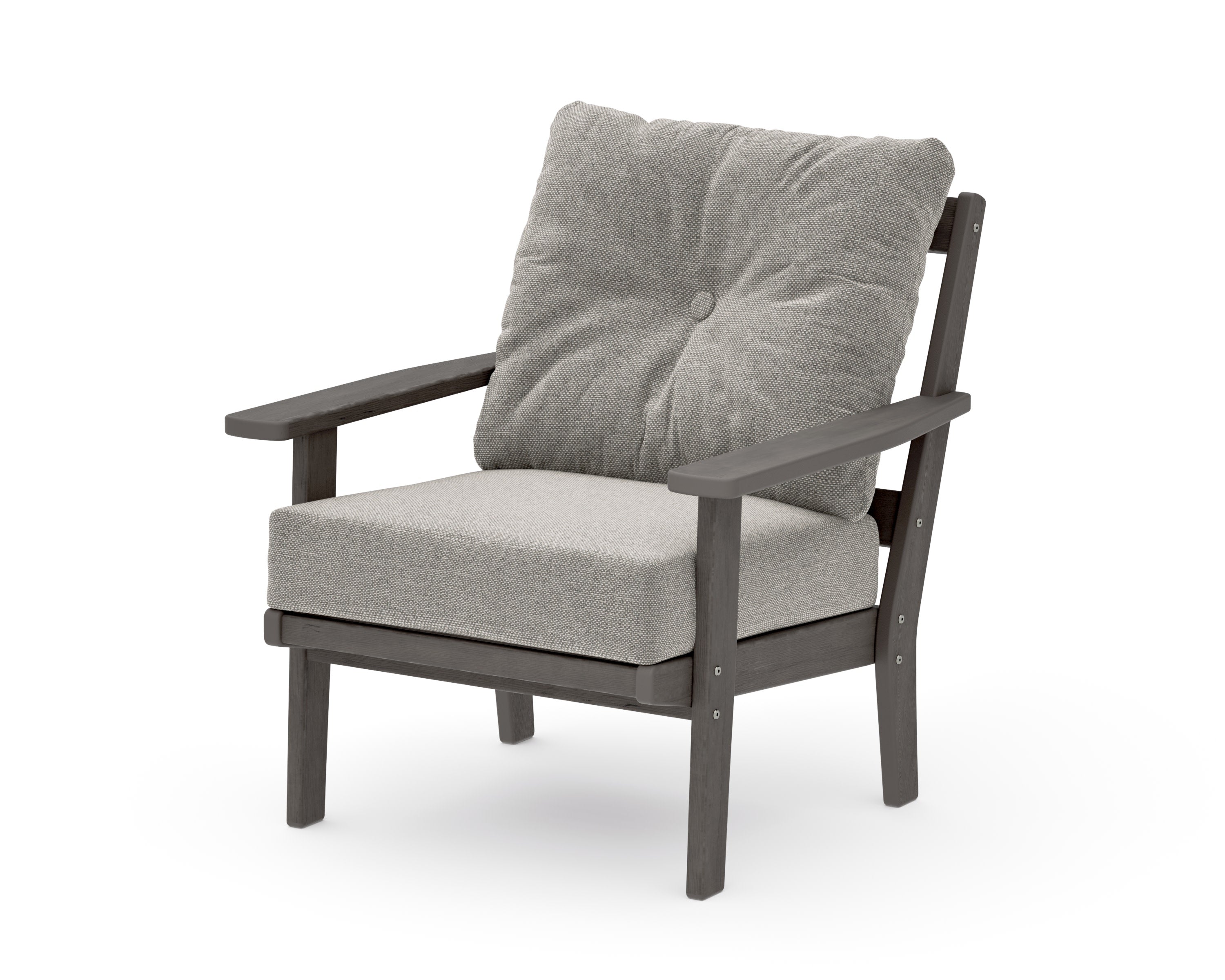 Prairie Deep Seating Chair in Driftwood / Weathered Tweed