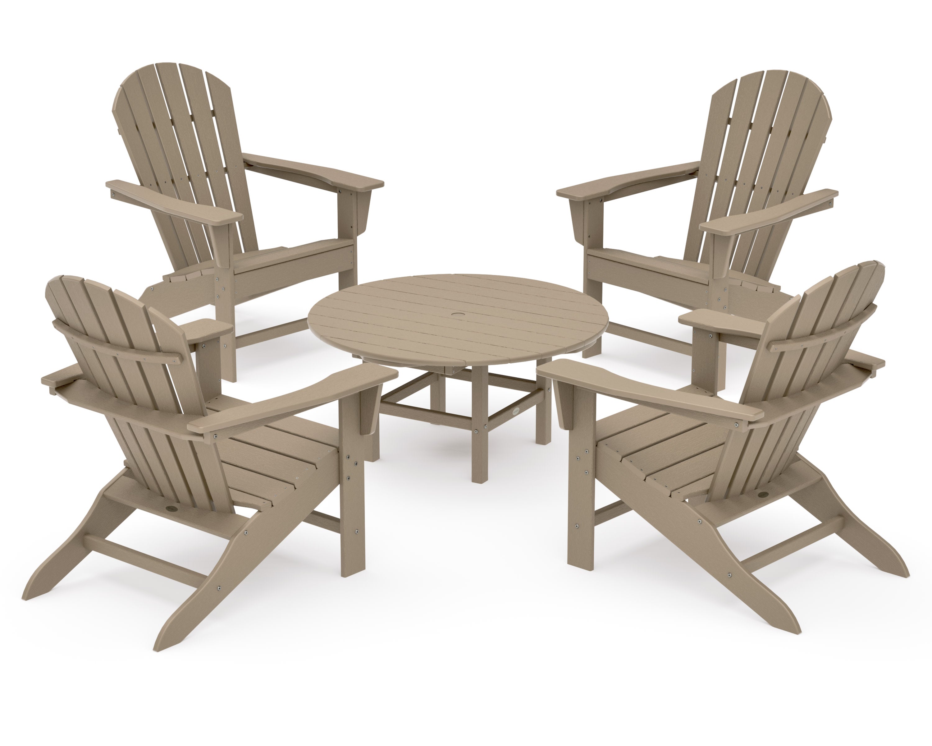 South Beach 5-Piece Conversation Group in Vintage Sahara
