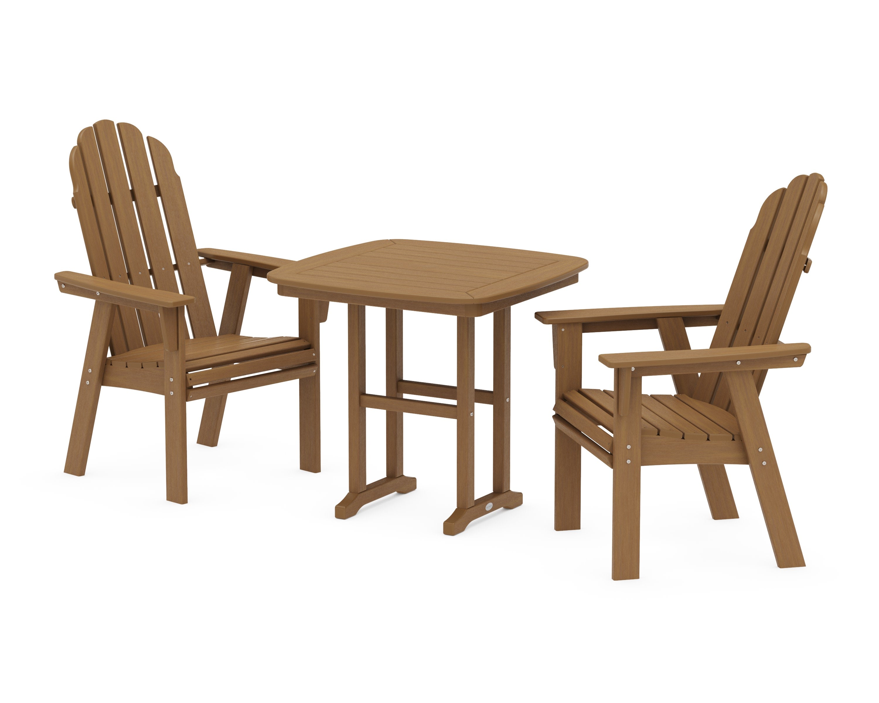 Vineyard Adirondack 3-Piece Dining Set in Natural