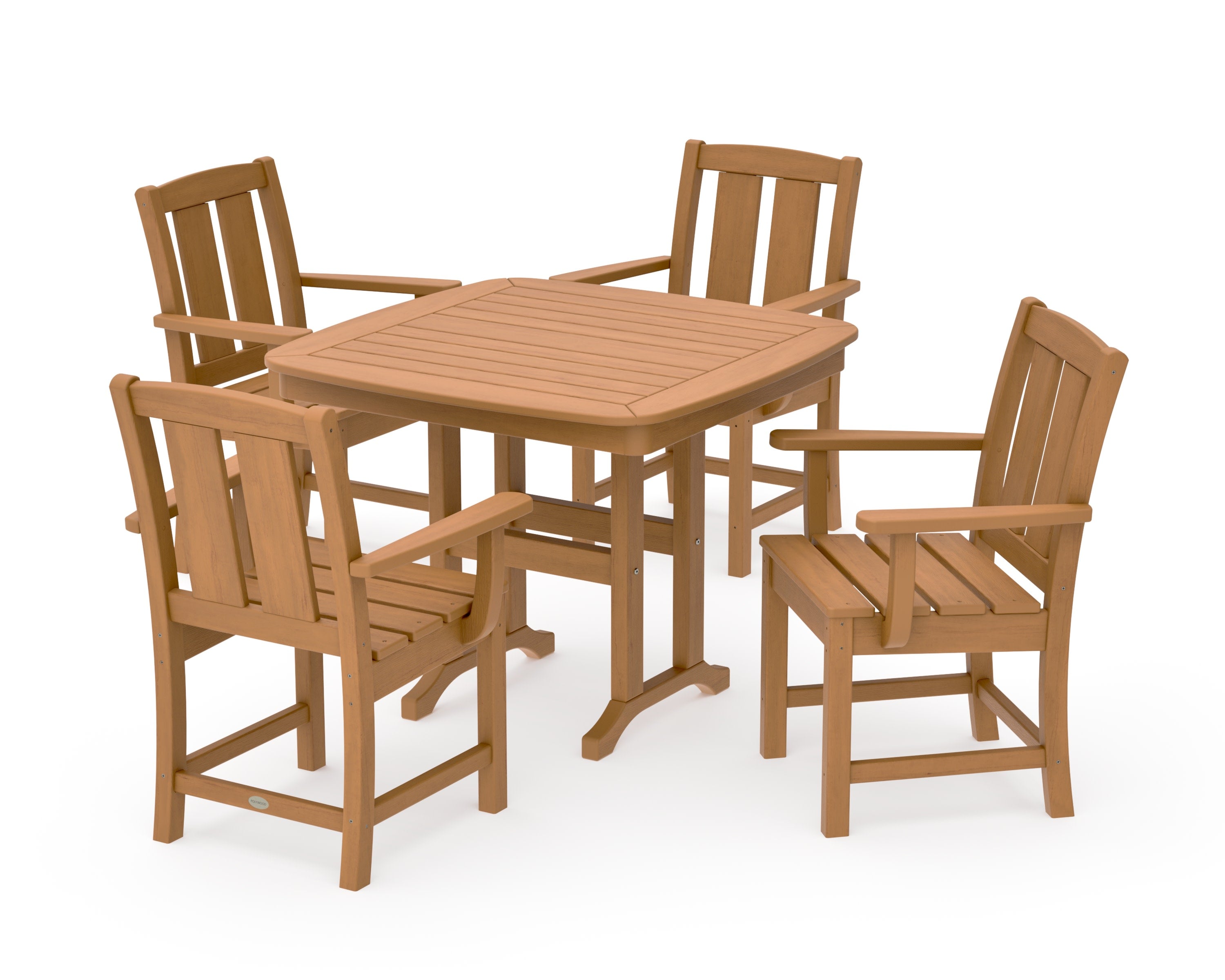 Mission 5-Piece Dining Set in Natural