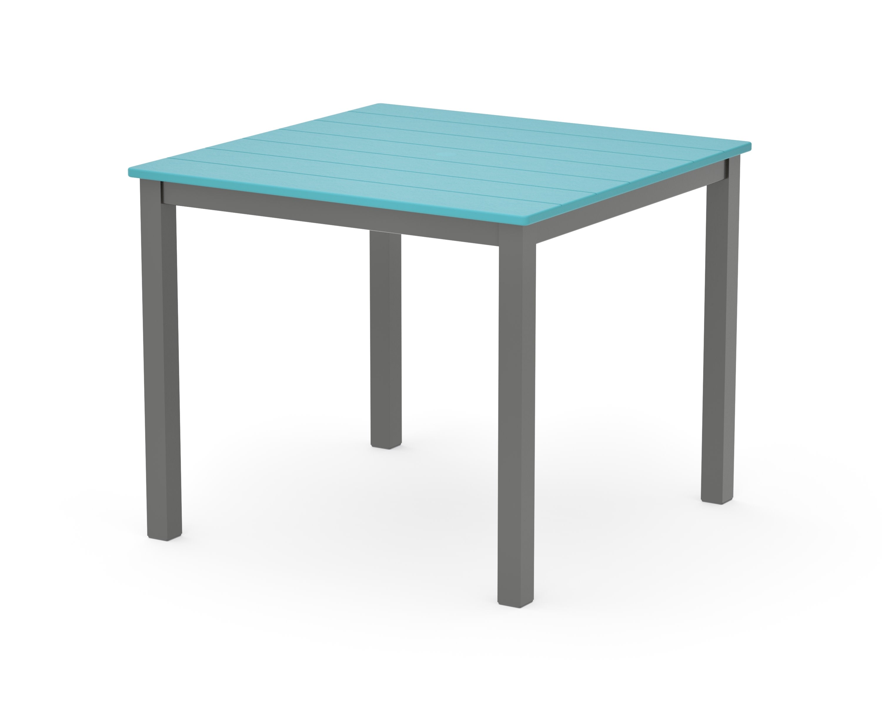 Main Street 36" x 36" Dining Table in Charcoal / Aruba
