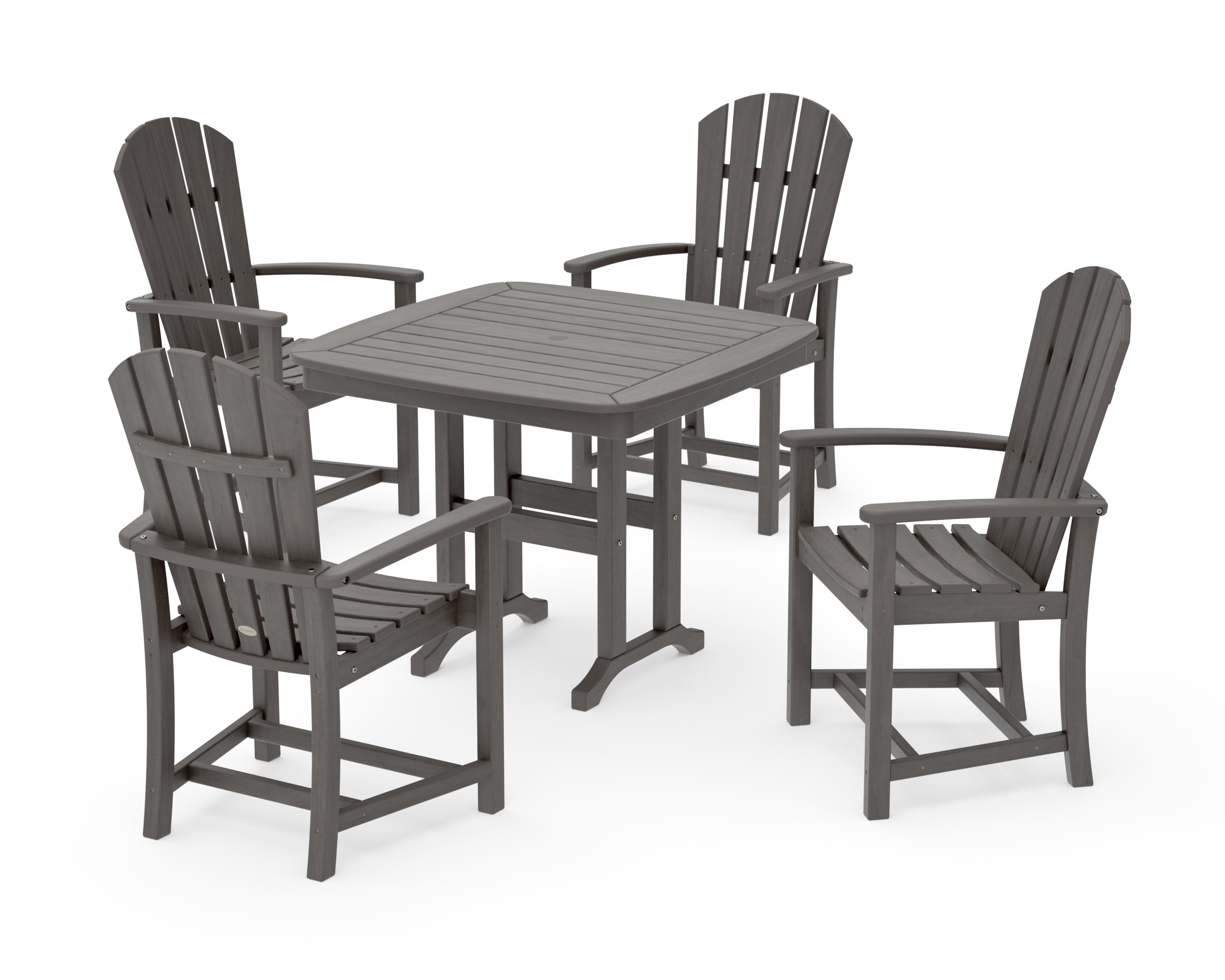 Palm Coast 5-Piece Dining Set in Driftwood