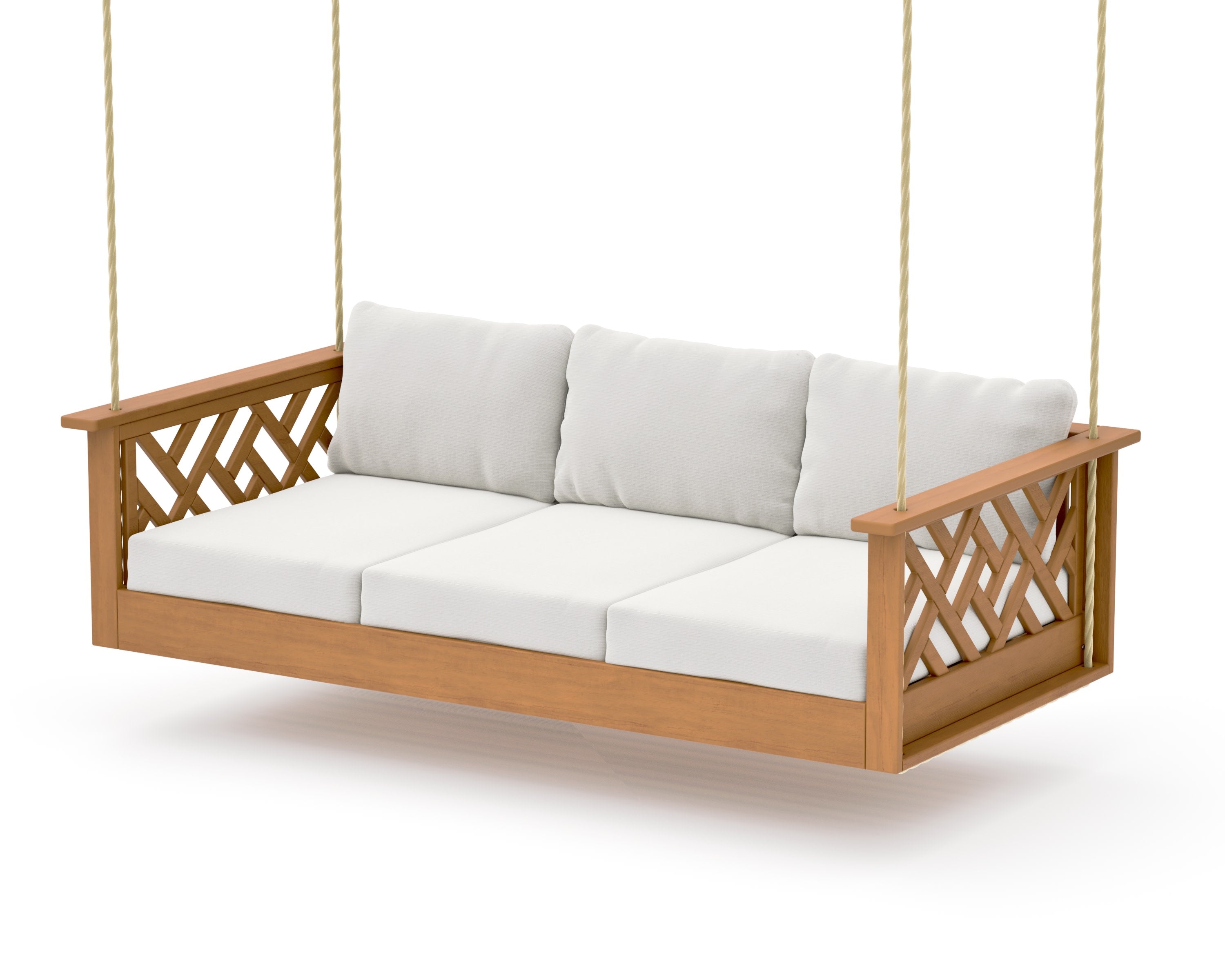 Chippendale Daybed Swing in Natural / Natural Linen
