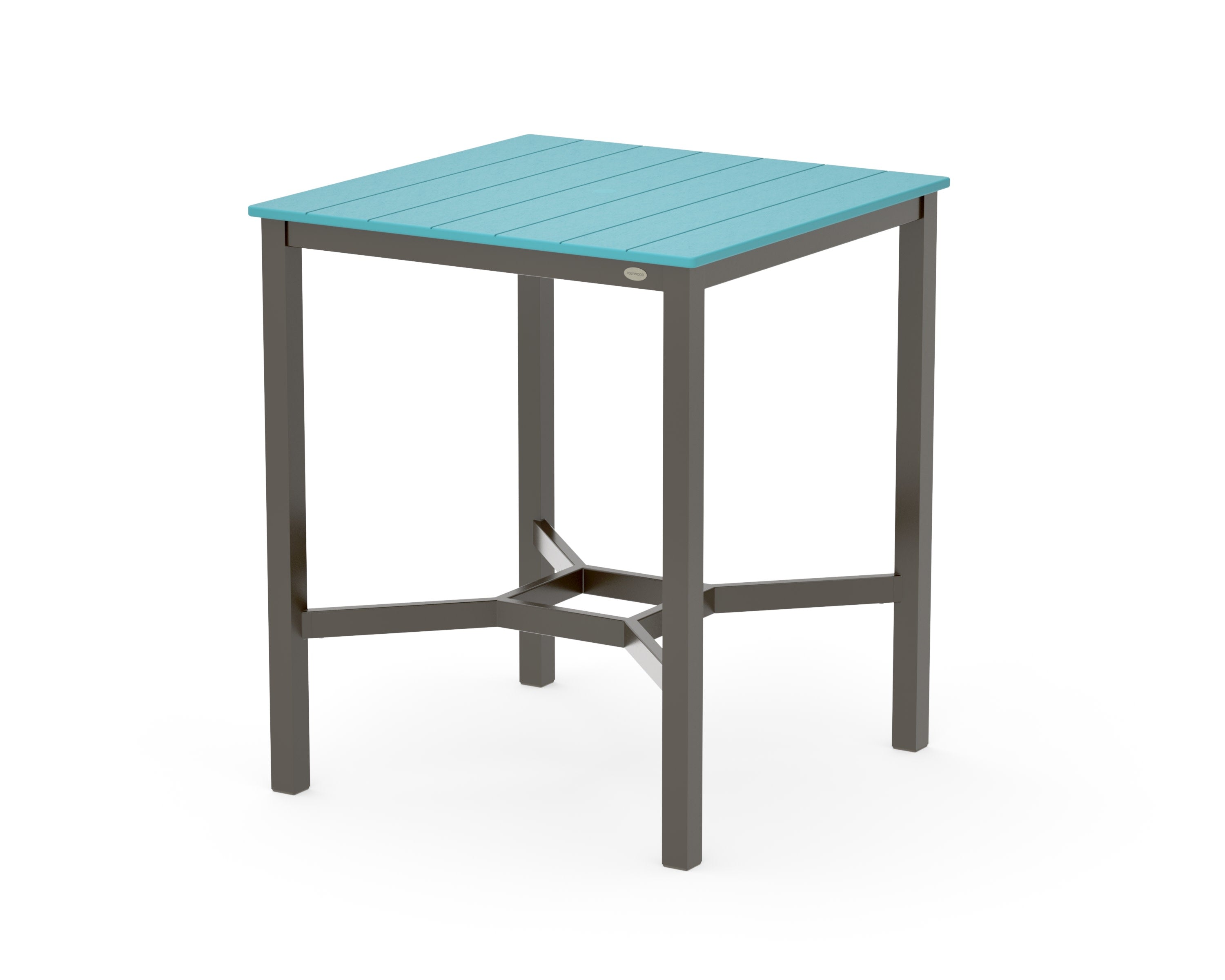 Main Street 36 x 36 Bar Table in Bronze / Aruba