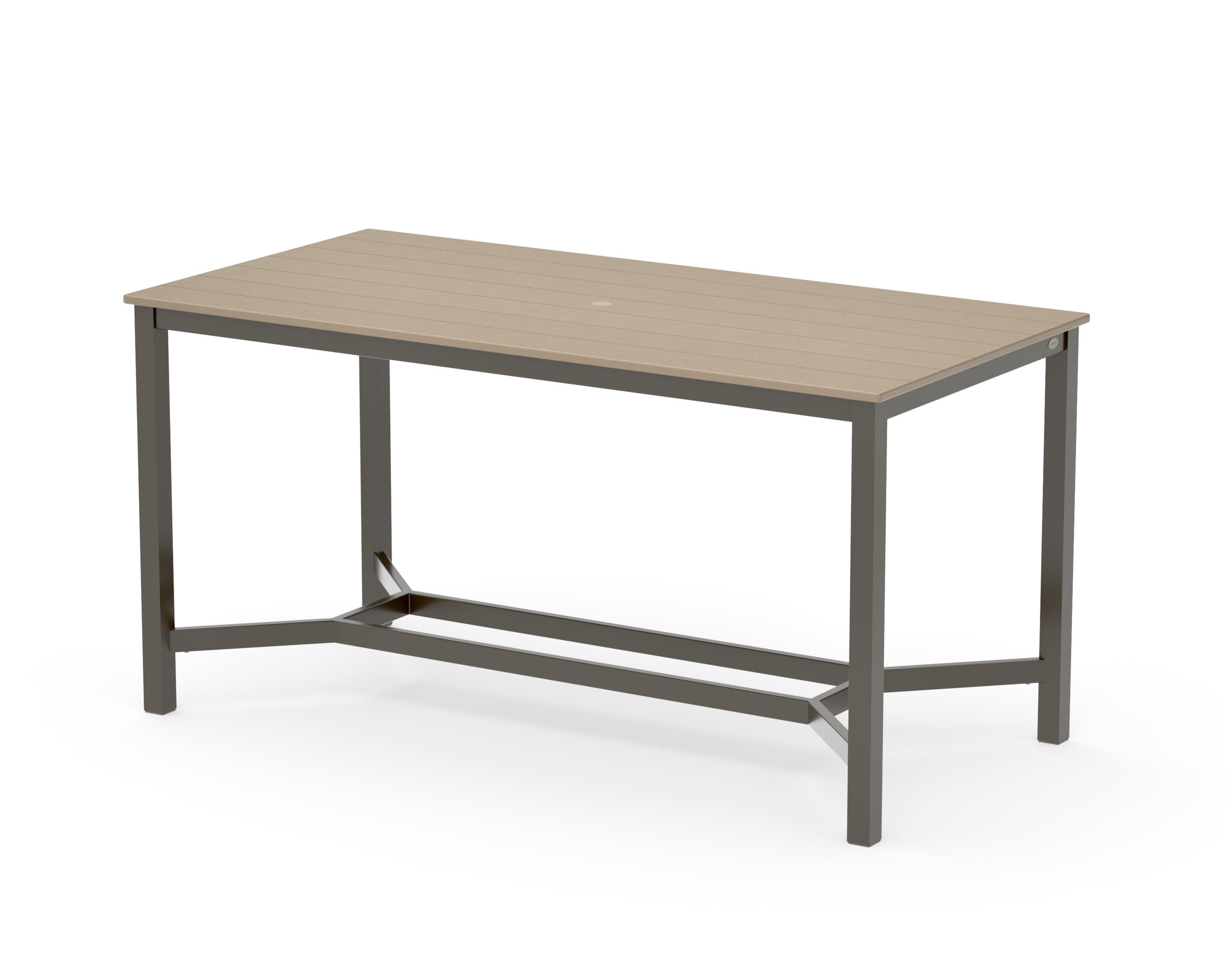 Main Street 36 x 72 Counter Table in Bronze / Vintage Sahara