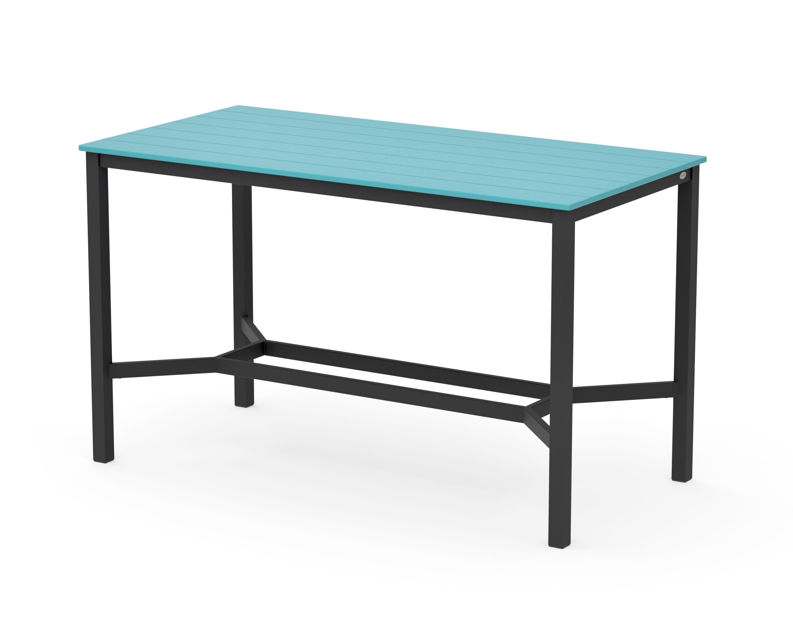 Main Street 36 x 72 Bar Table in Black / Aruba