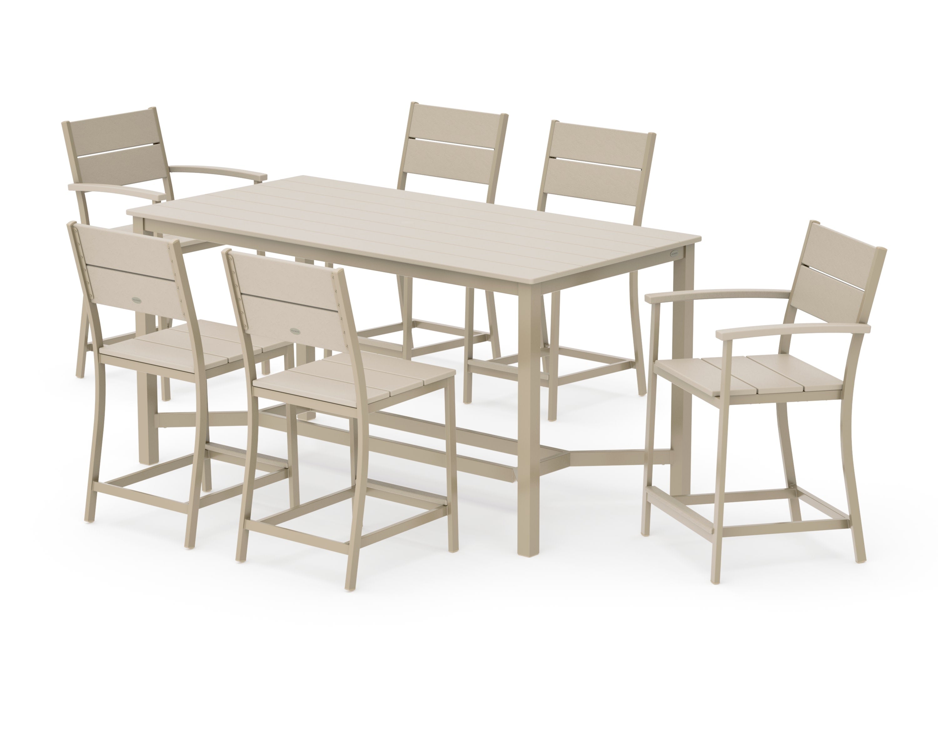 Main Street 7-Piece Counter Set in Sand / Sand