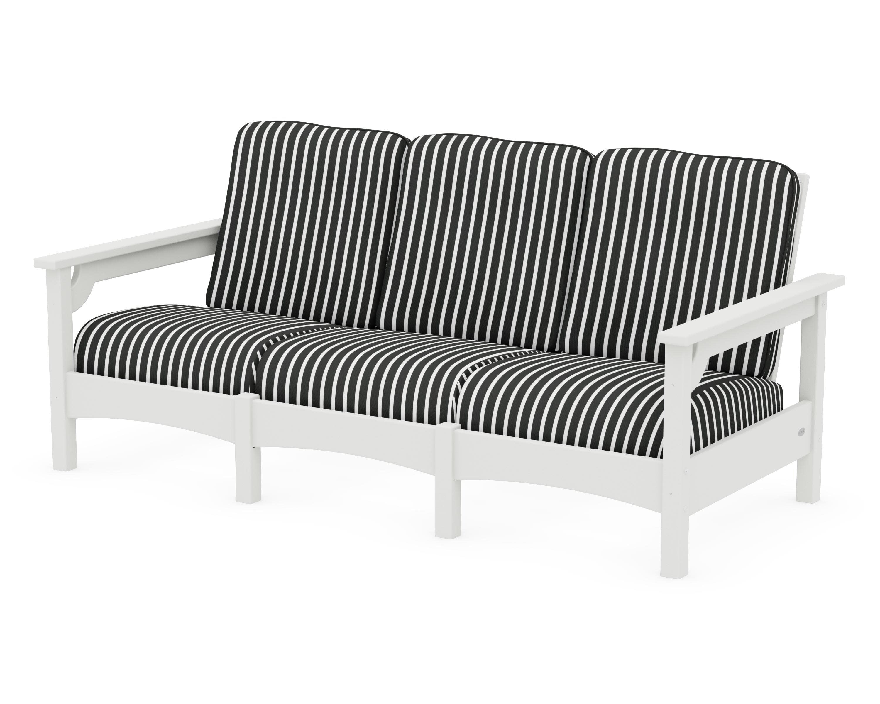 Club Sofa in Vintage White / Shore Classic