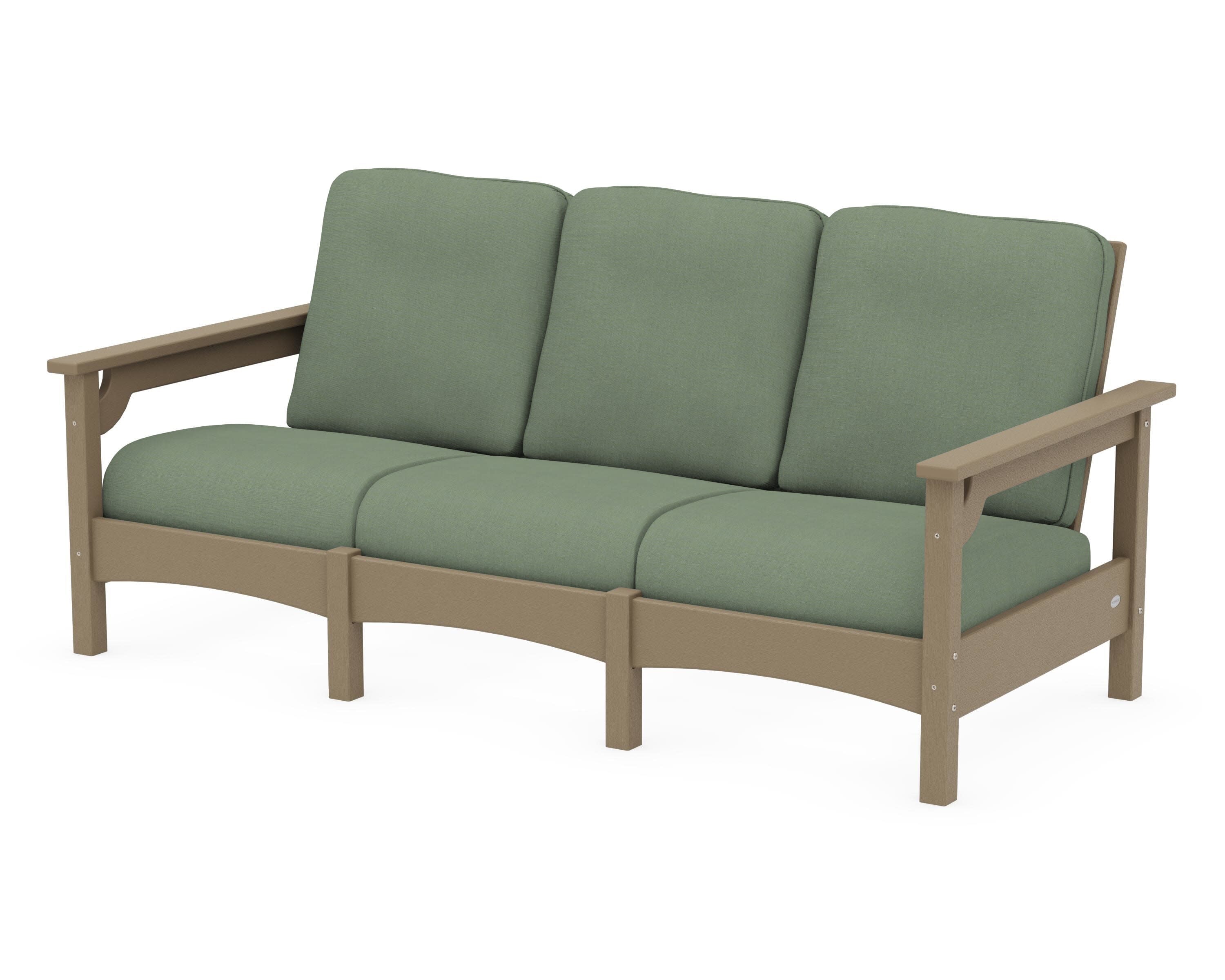 Club Sofa in Vintage Sahara / Exhale Rainwashed