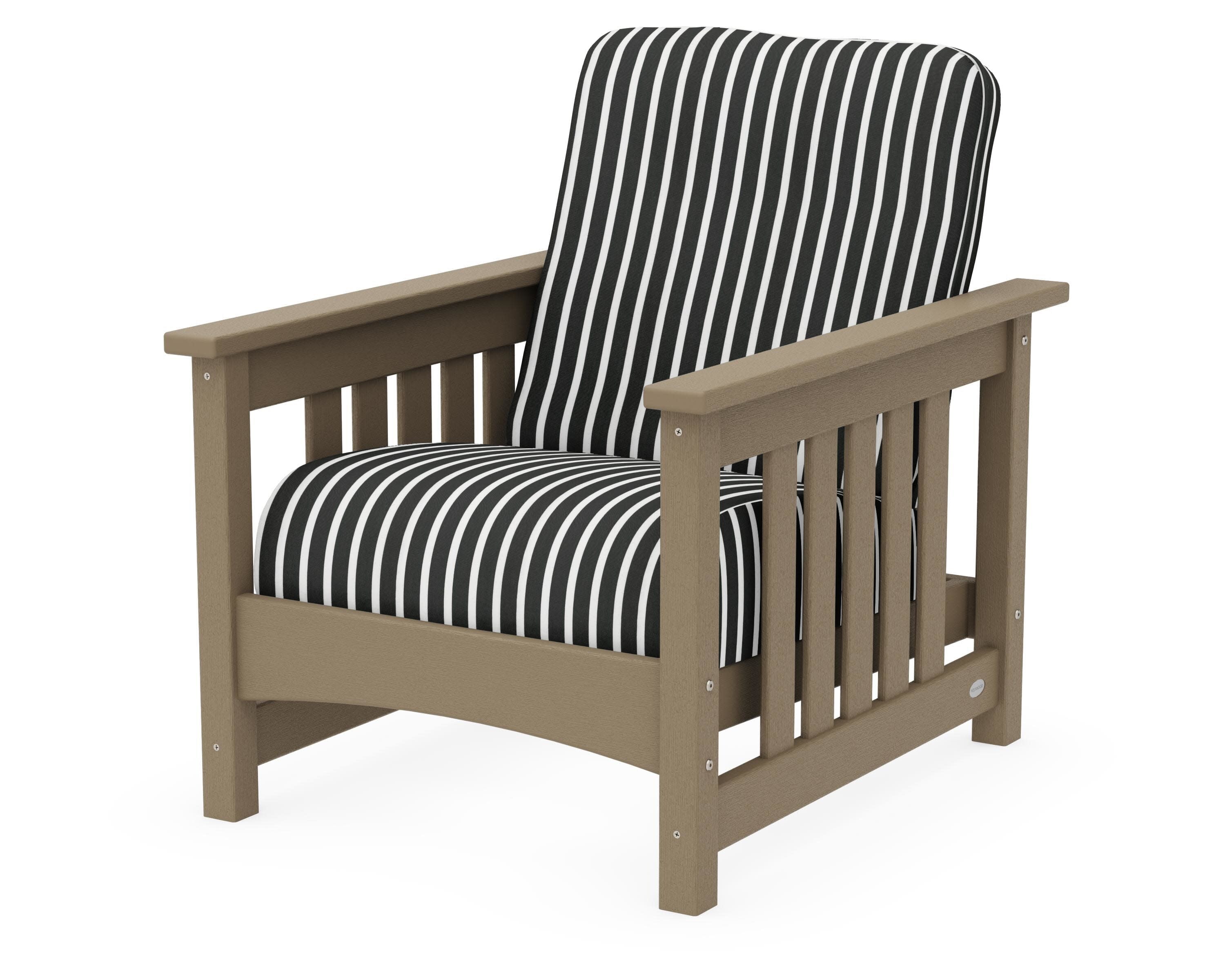 Club Mission Chair in Vintage Sahara / Shore Classic