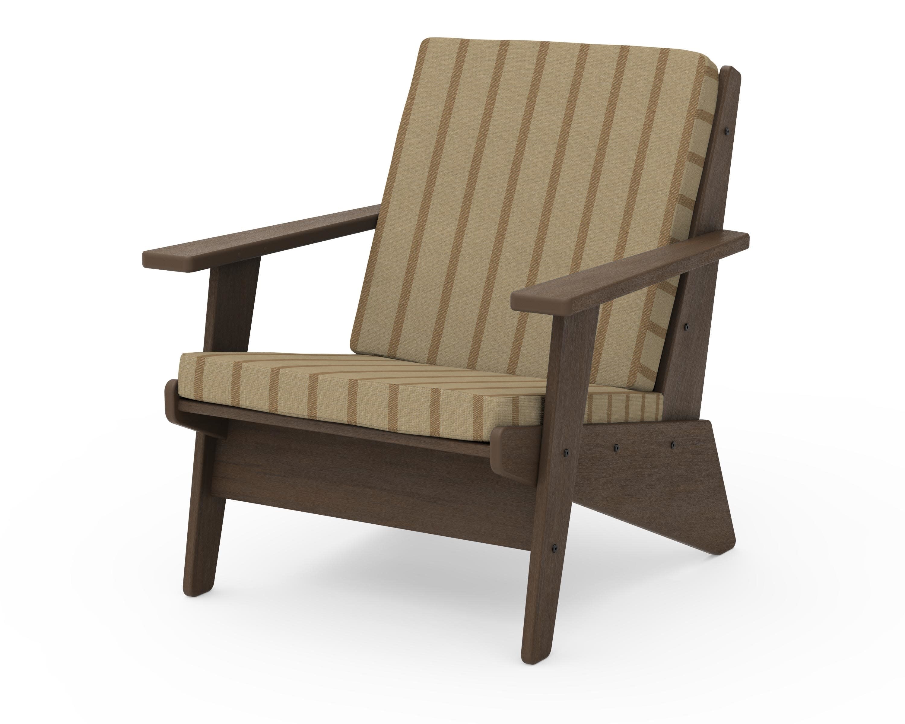 Riviera Modern Lounge Chair in Kona / Unwind Driftwood