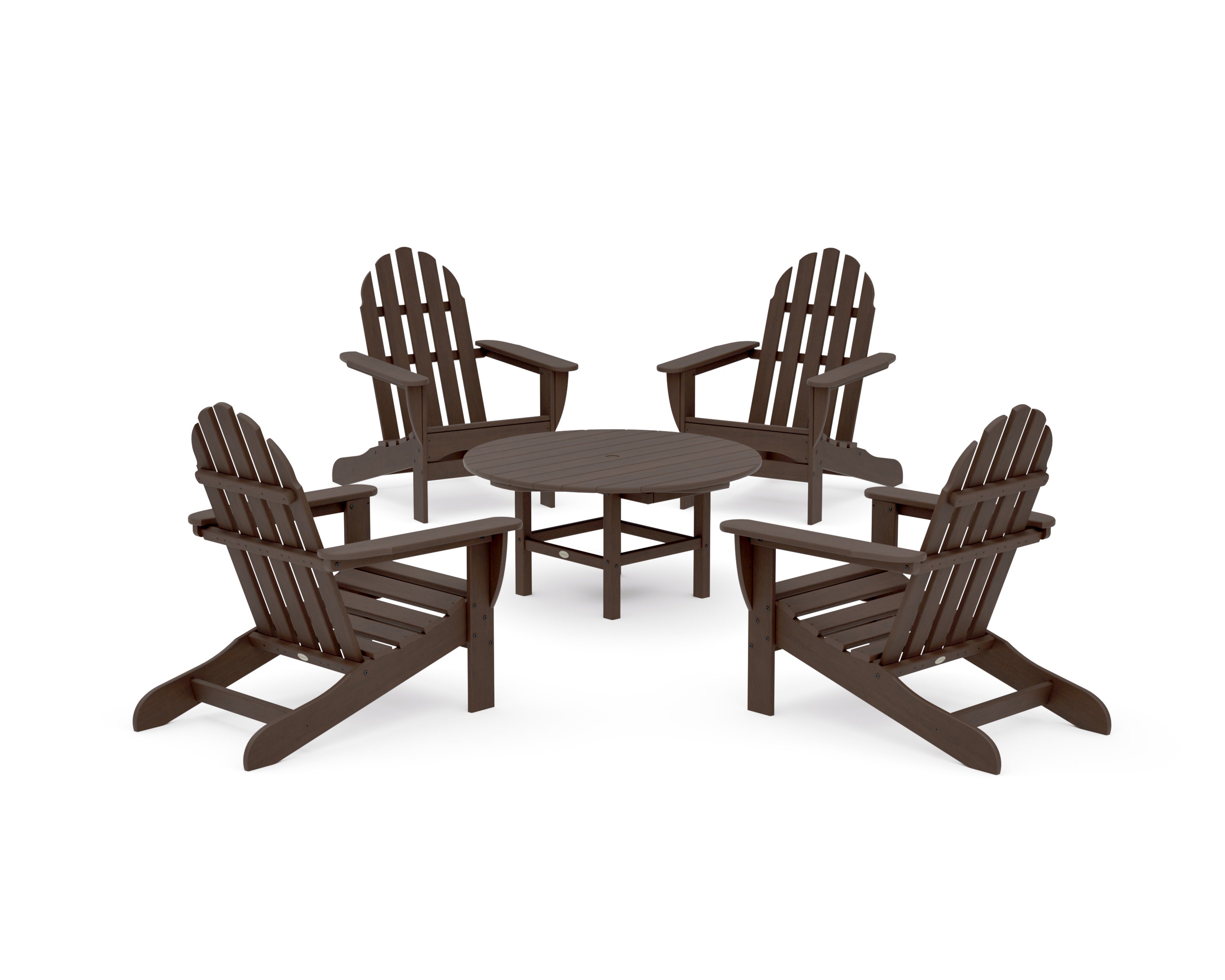 Classic Adirondack 5-Piece Conversation Set in Kona