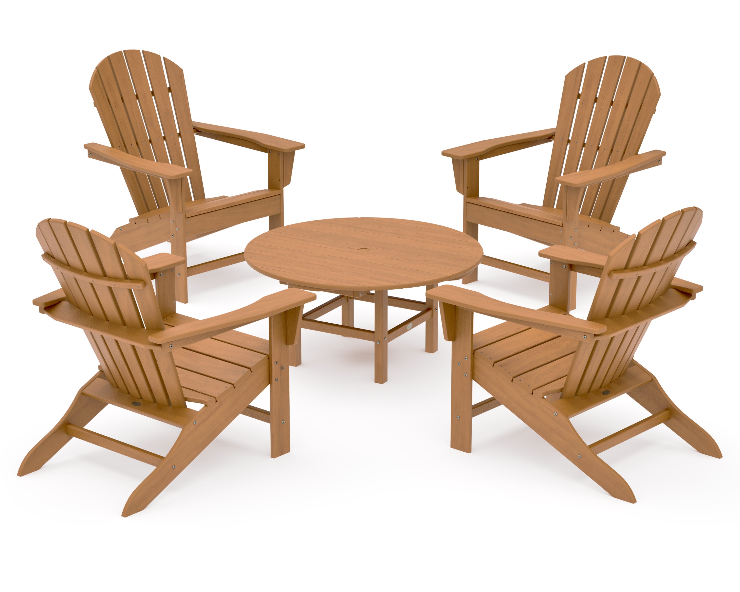 South Beach 5-Piece Conversation Group in Natural