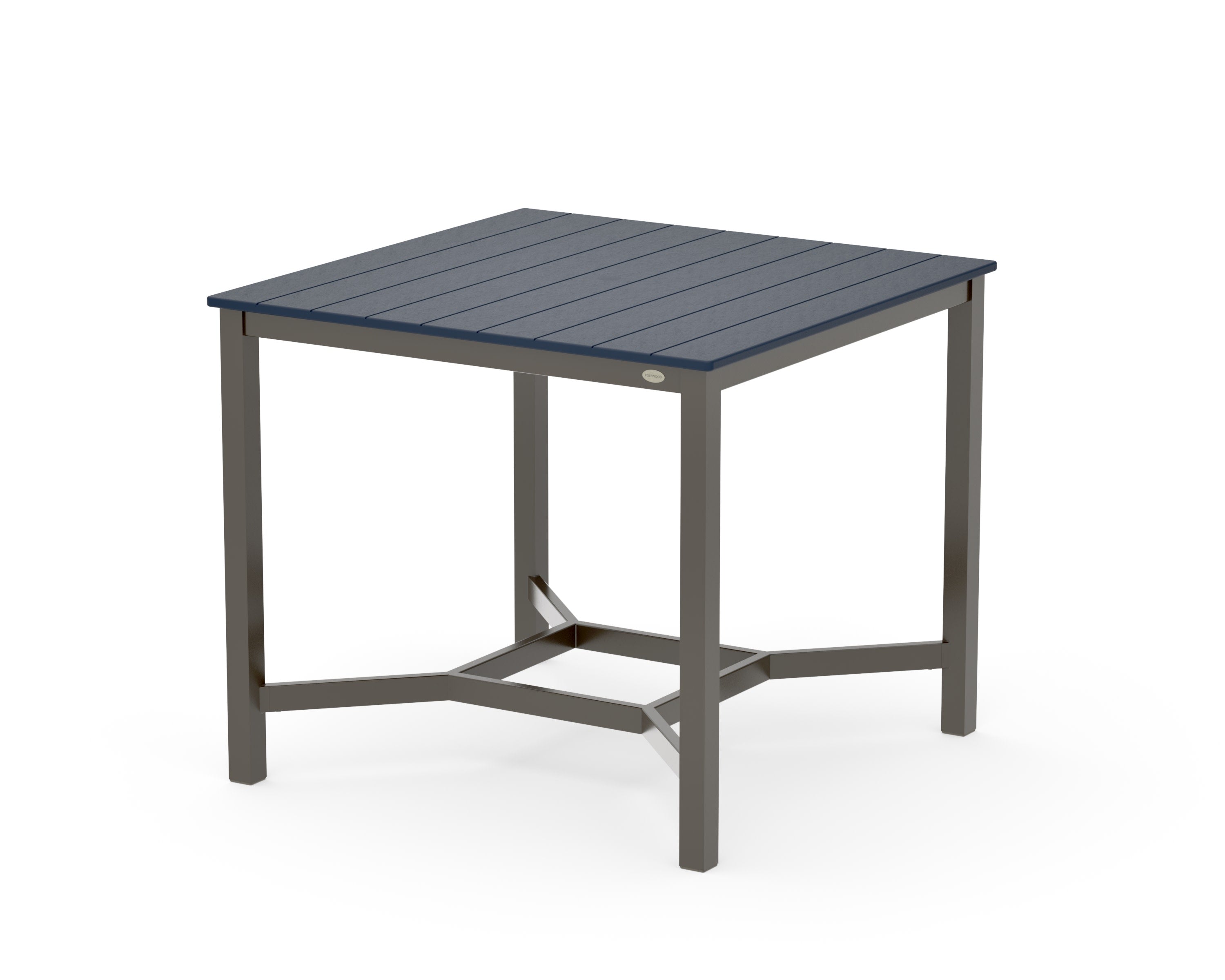 Main Street 42 x 42 Counter Table in Bronze / Navy